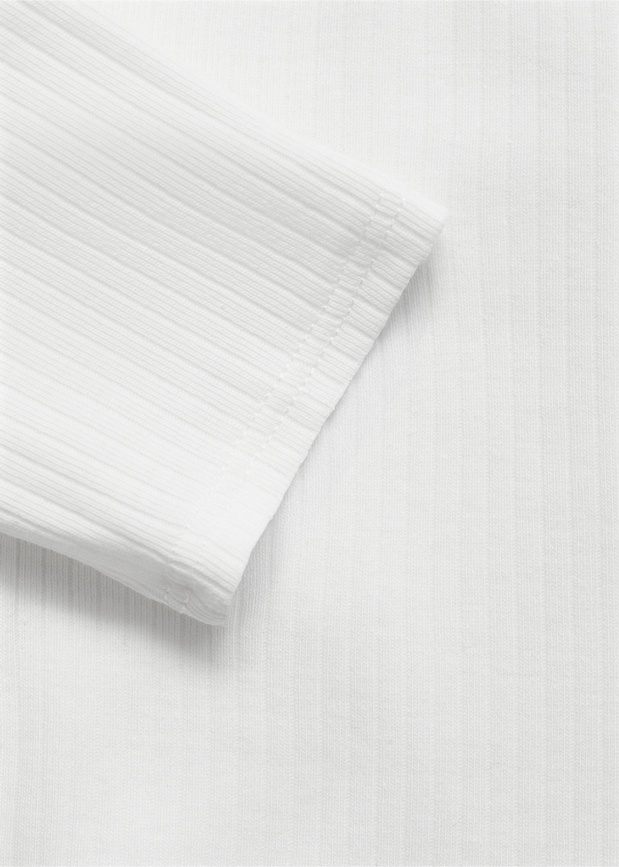 V-neck T-shirt - Details of the article 0, Off White. Ref: 87025973-00.