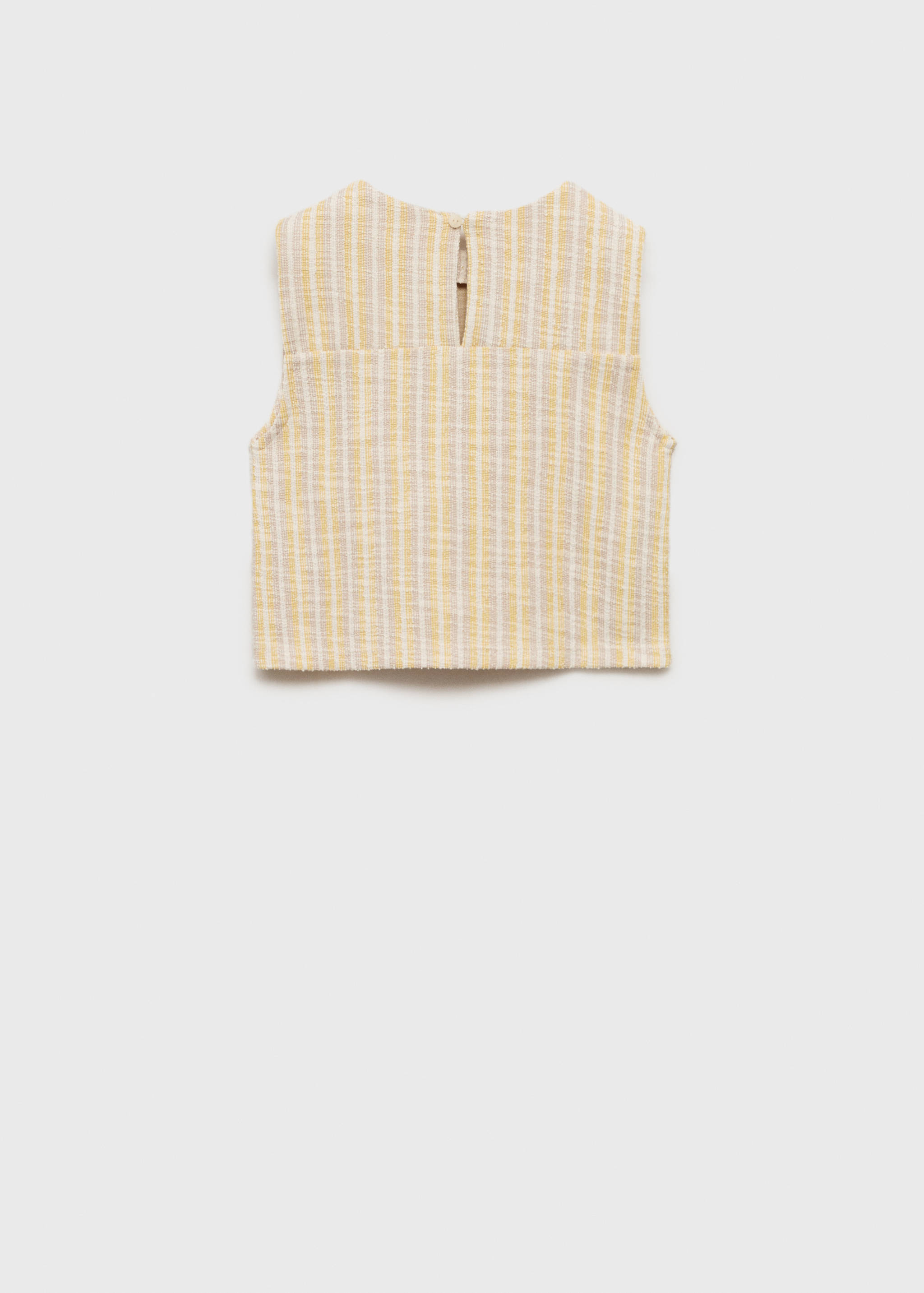 T-shirt riscas textura - Verso do artigo