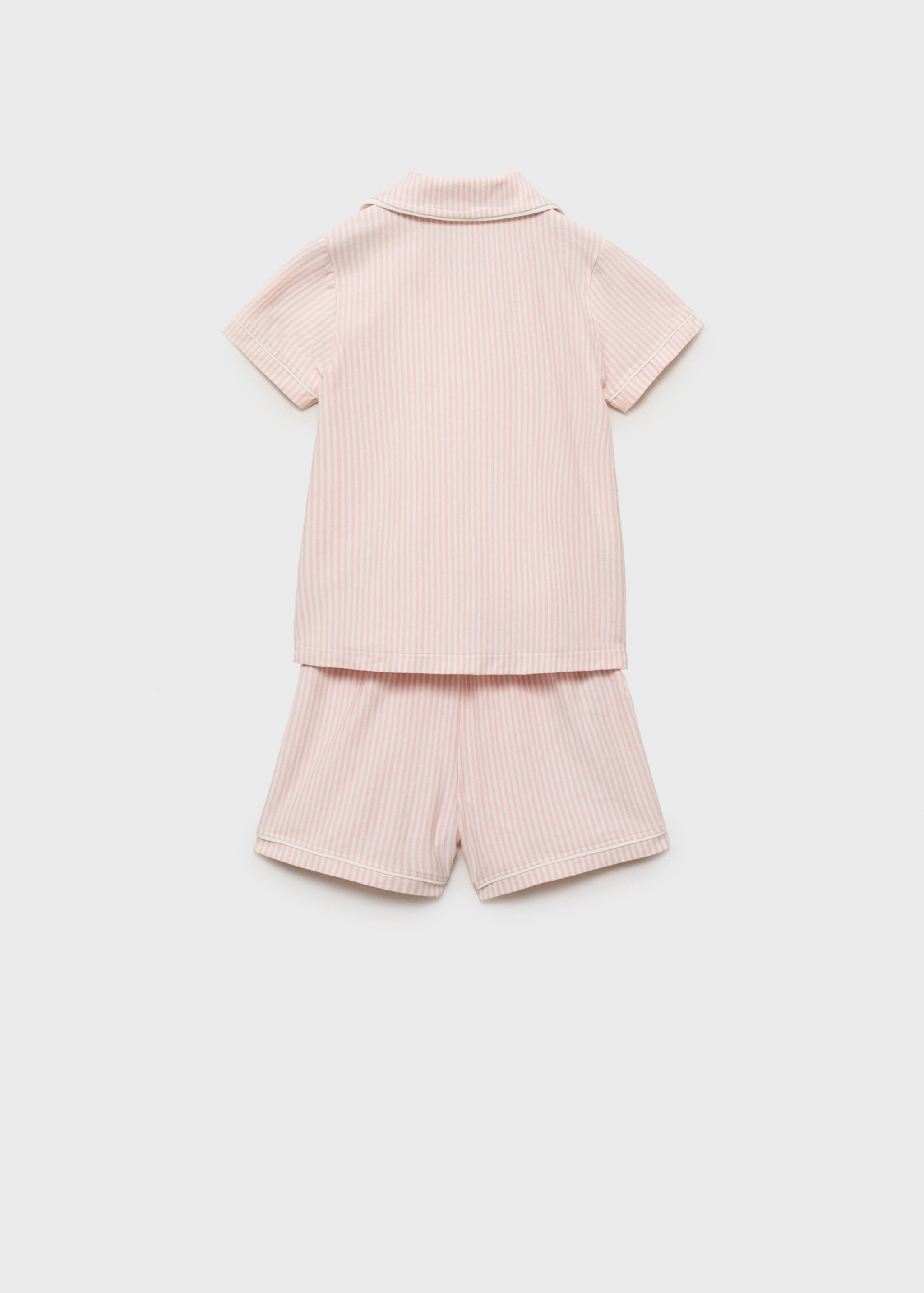 Striped short pyjamas - Reverse of the article