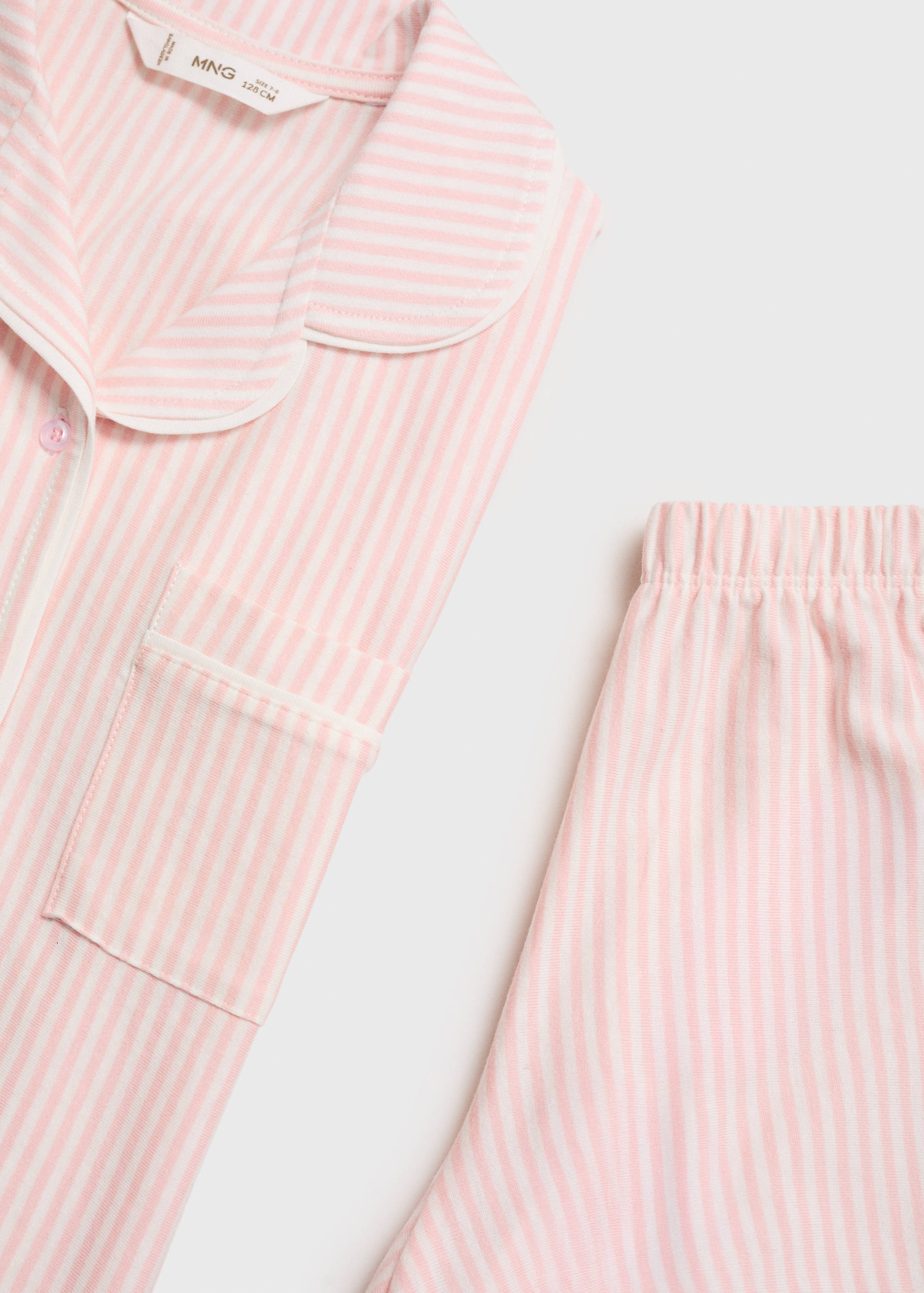 Striped short pyjamas - Details of the article 0