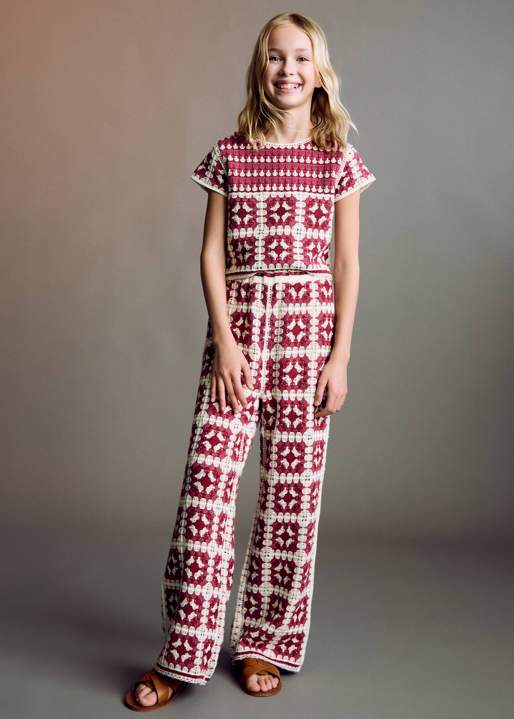 Crop top crochet - Plan général