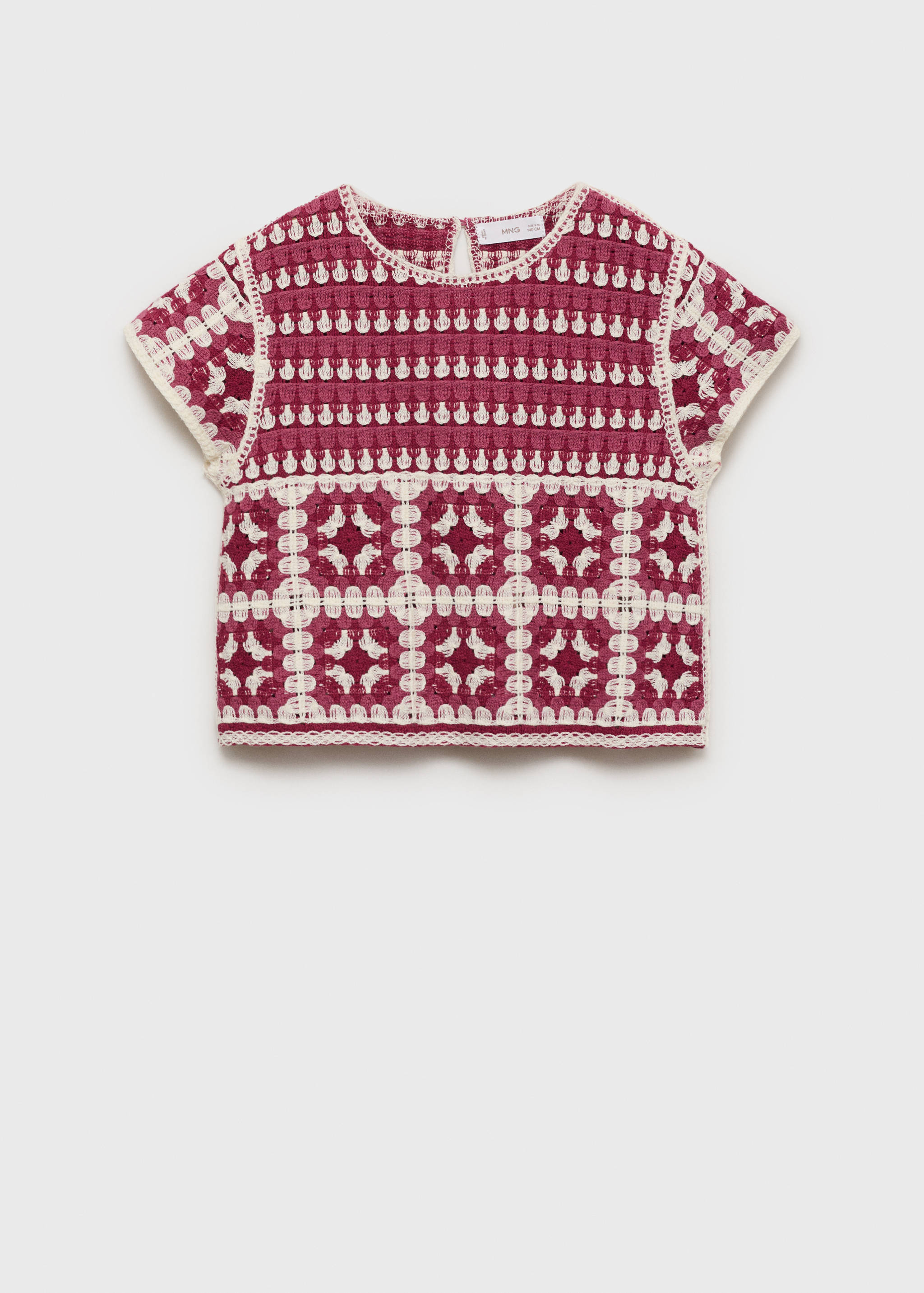 Crop top crochet - Article sans modèle