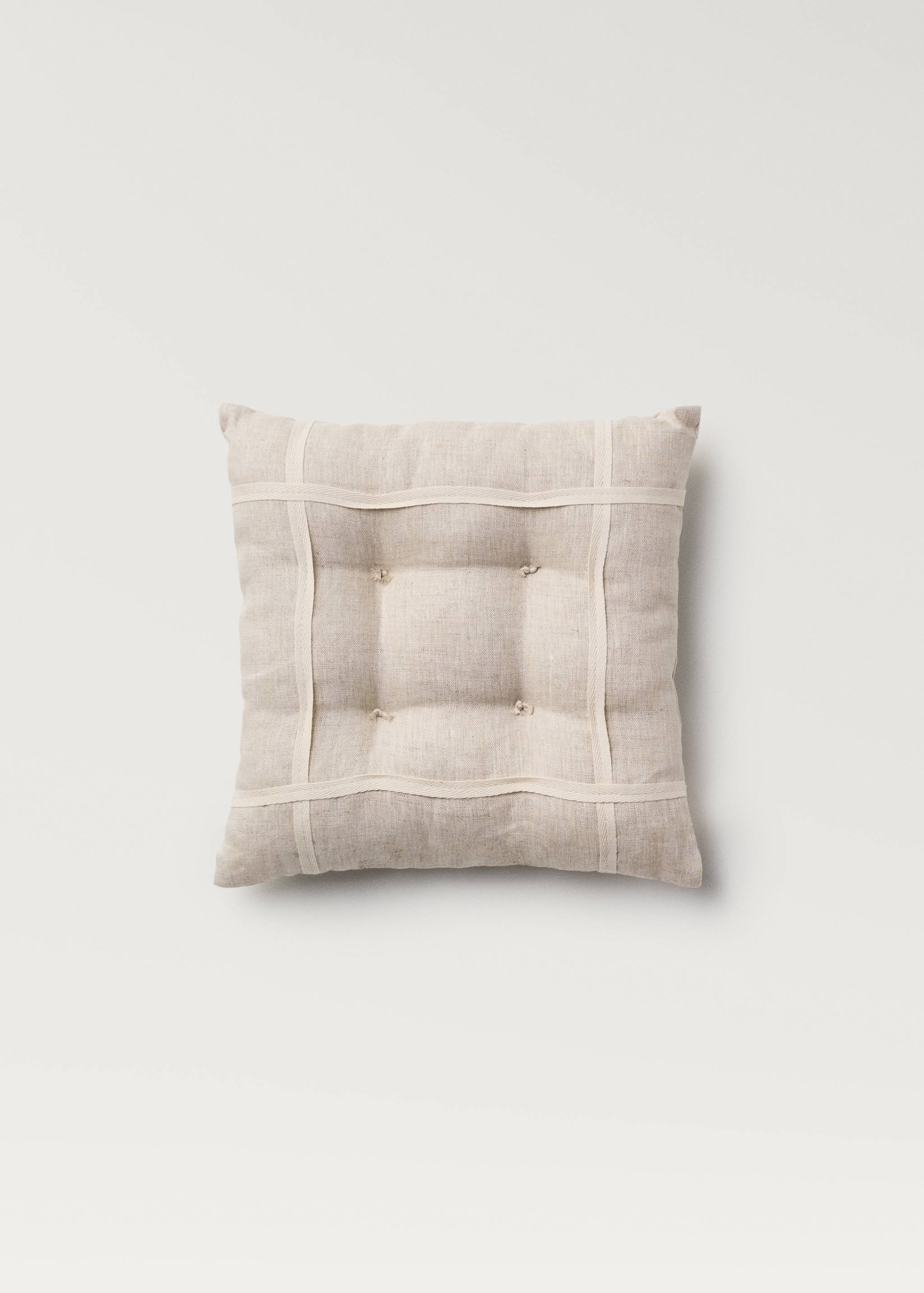 Children's linen cotton cushion, 30x30 cm - Article without model