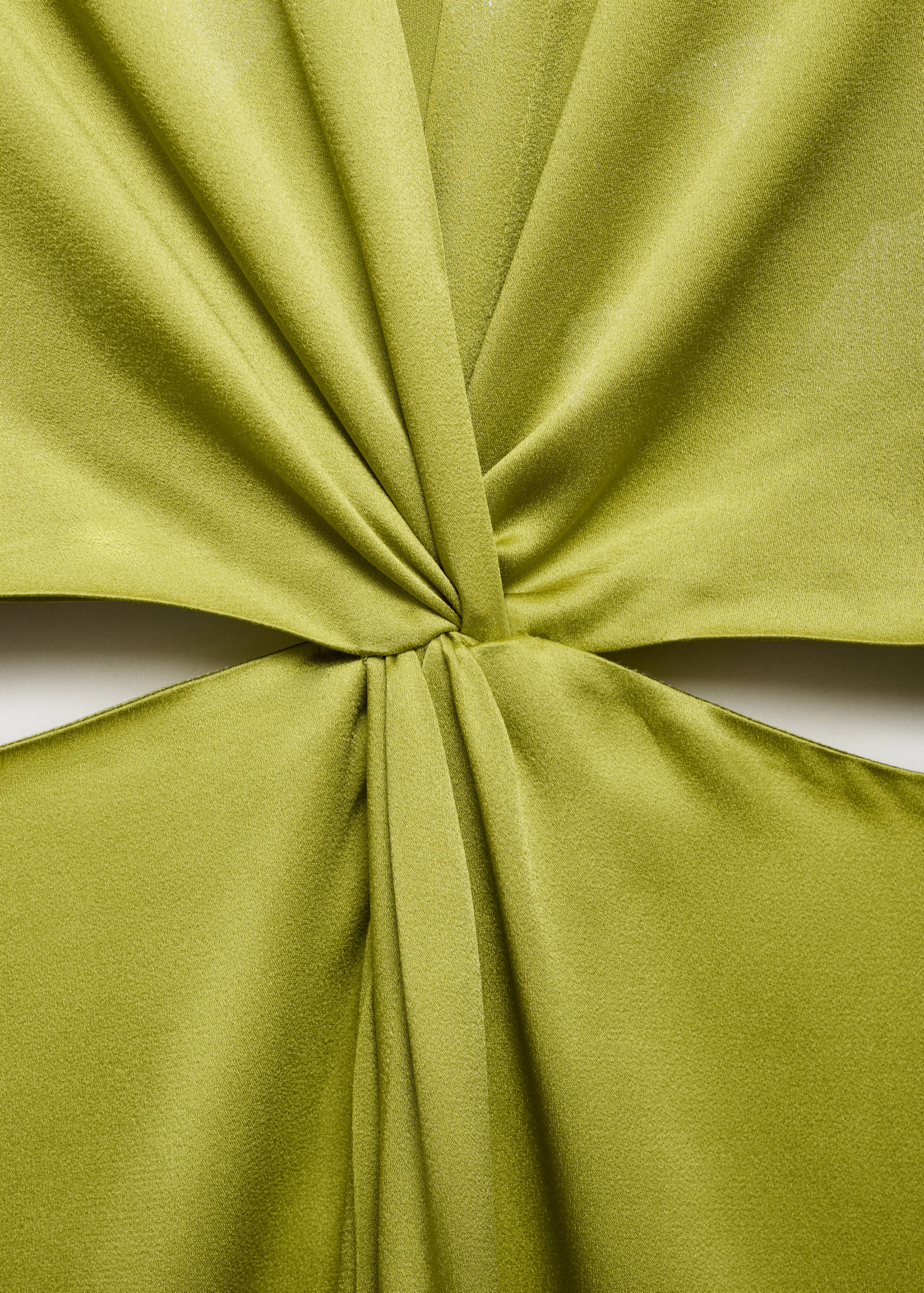 Vestido camisero drapeado aberturas laterales - Detalle del artículo 8