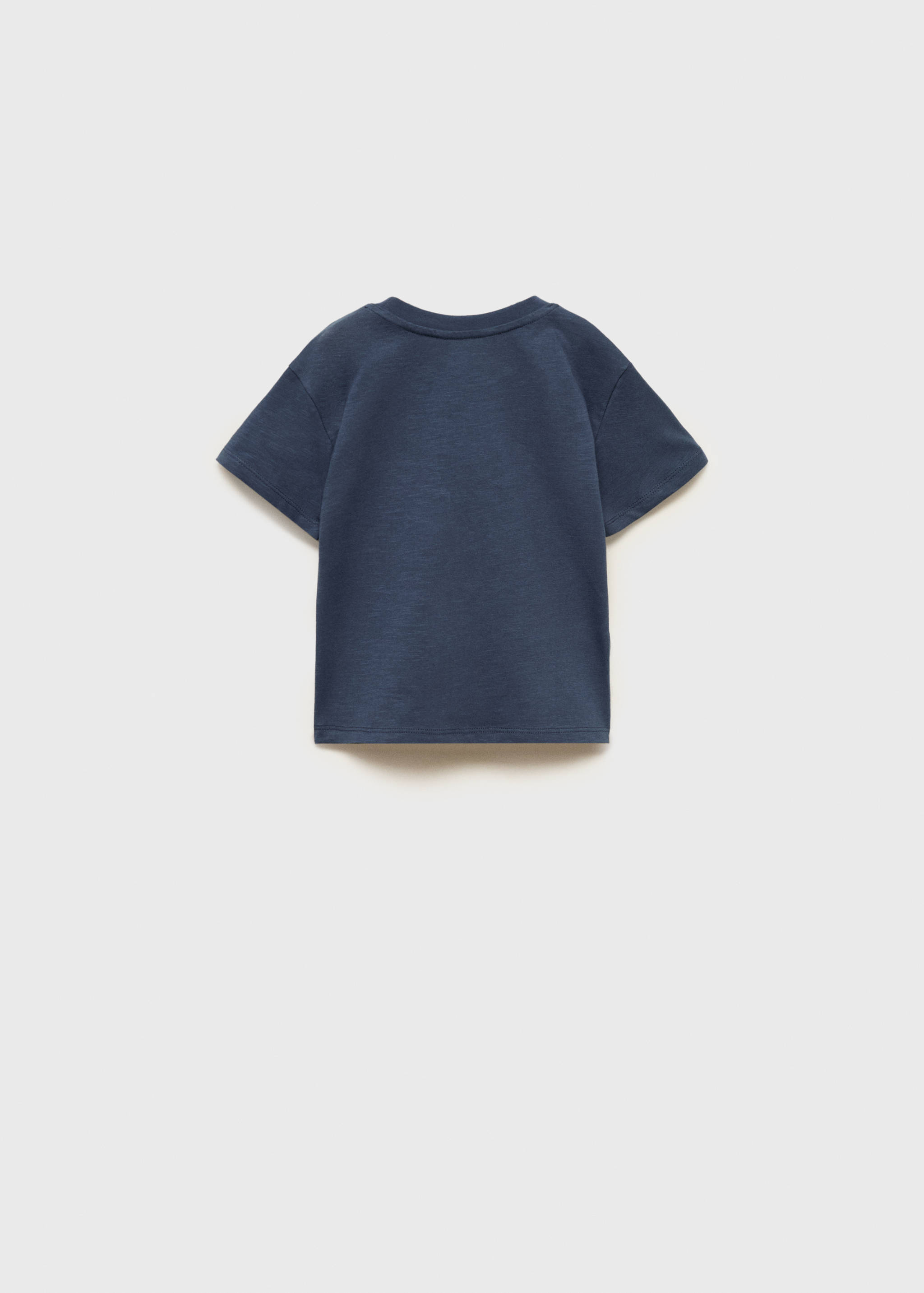 Embossed cotton t-shirt - Reverse of the article