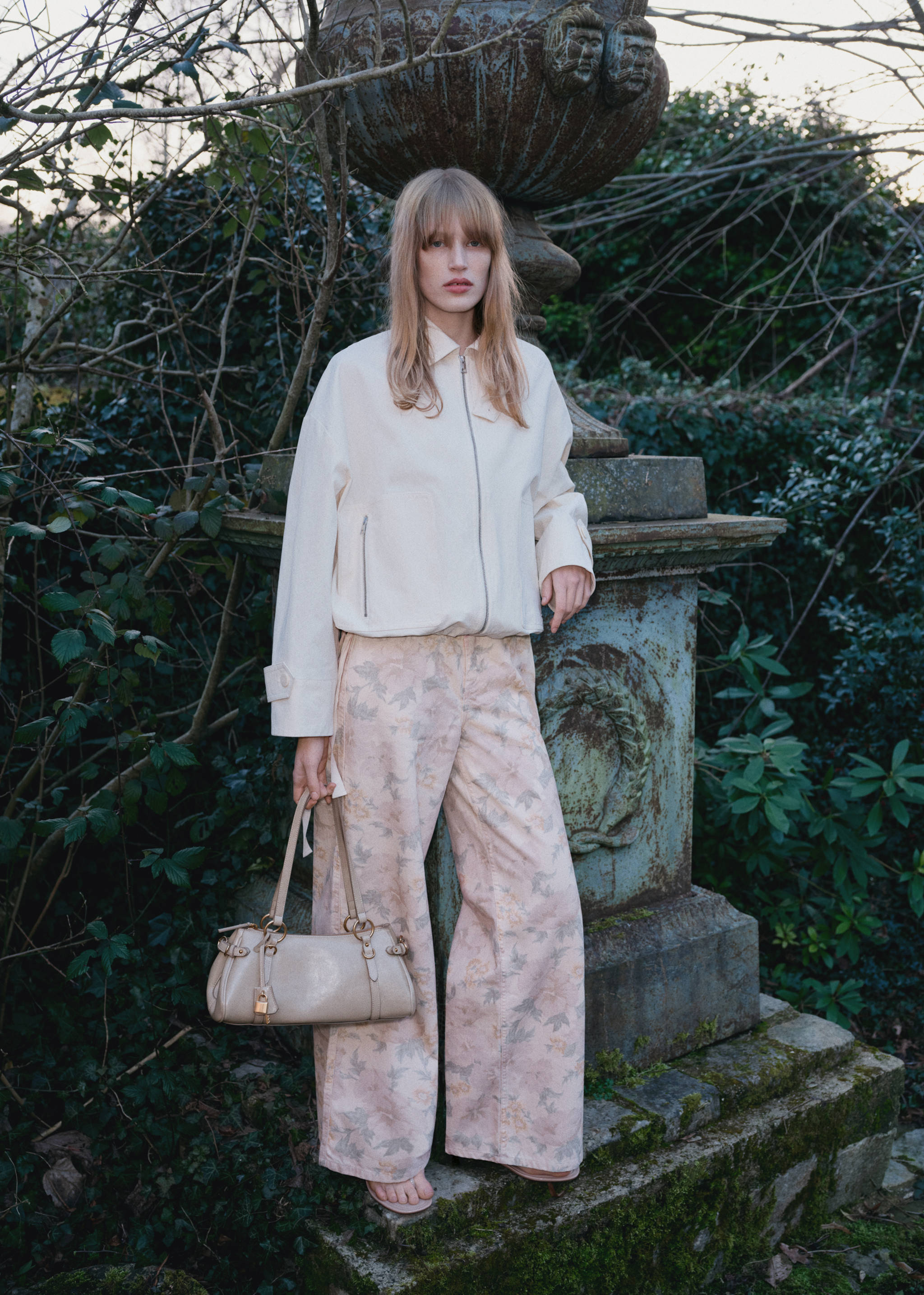 Floral-print wide leg jeans - Details of the article 7