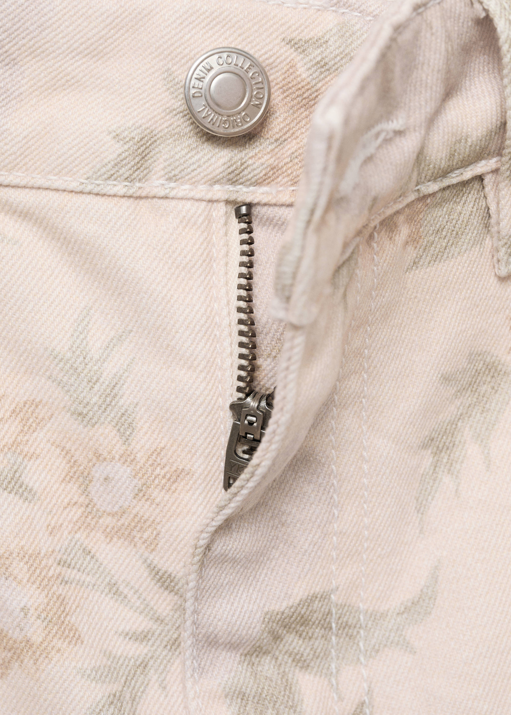 Floral-print wide leg jeans - Details of the article 8
