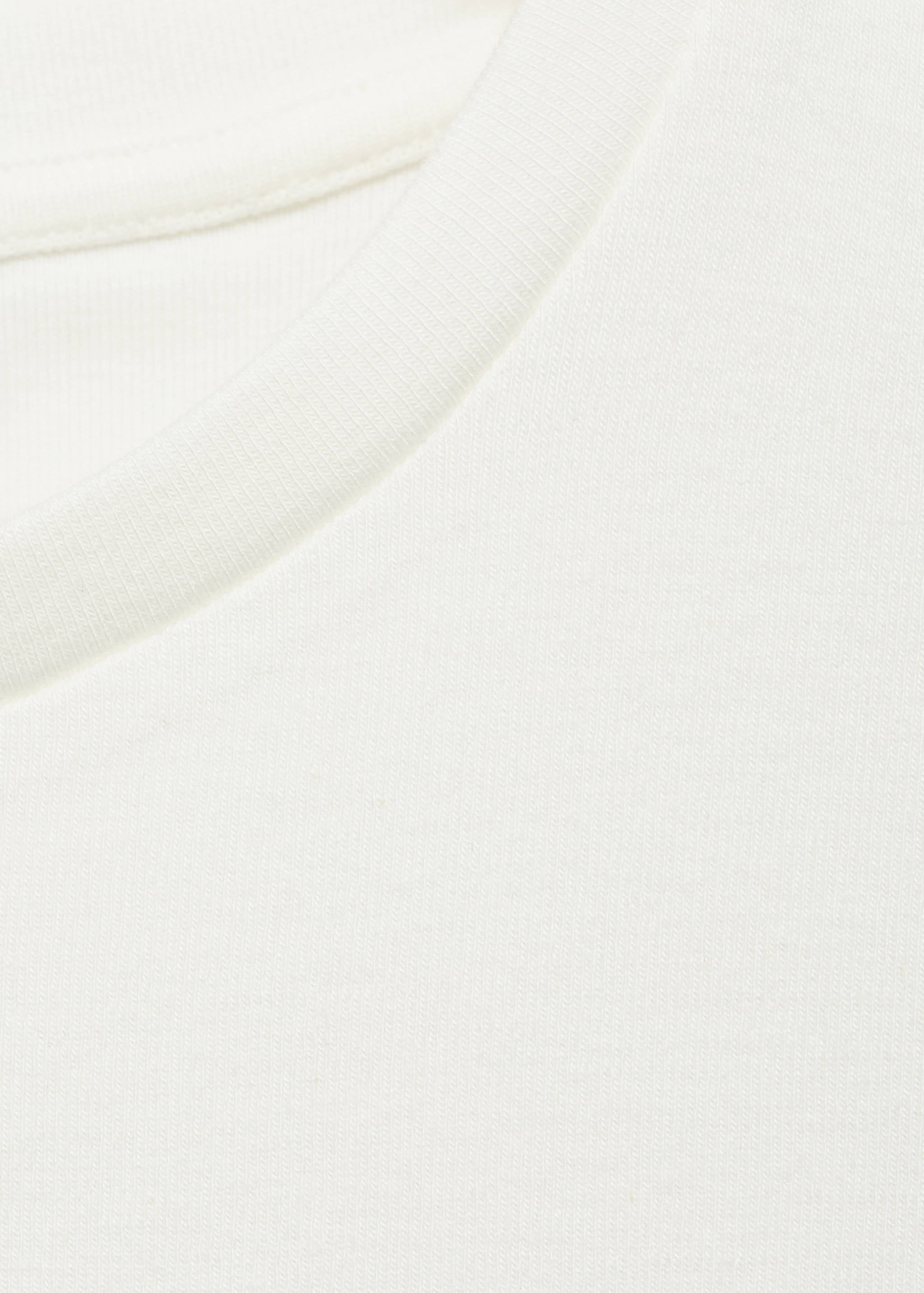 Cotton sleeveless cropped top - Details of the article 8