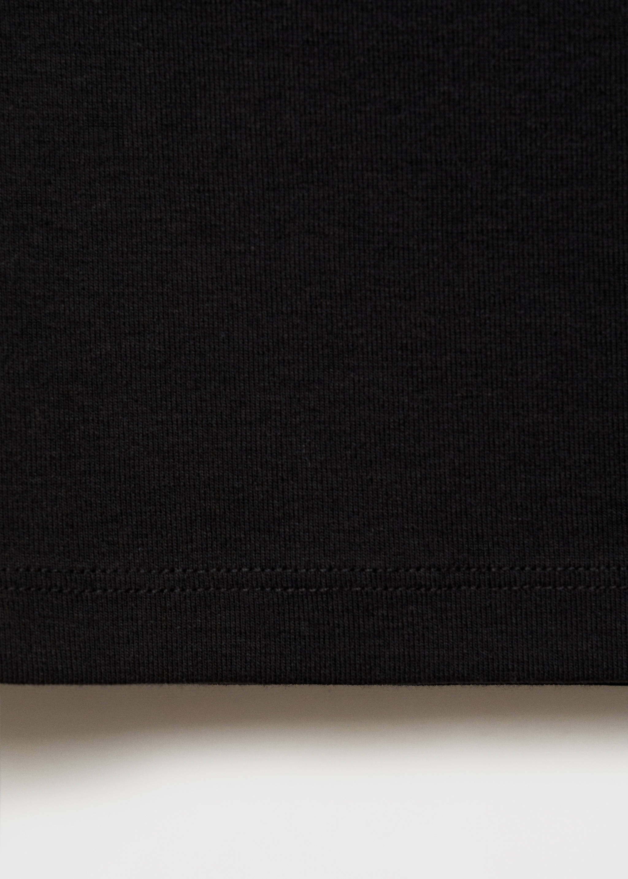 Cotton sleeveless cropped top - Details of the article 0