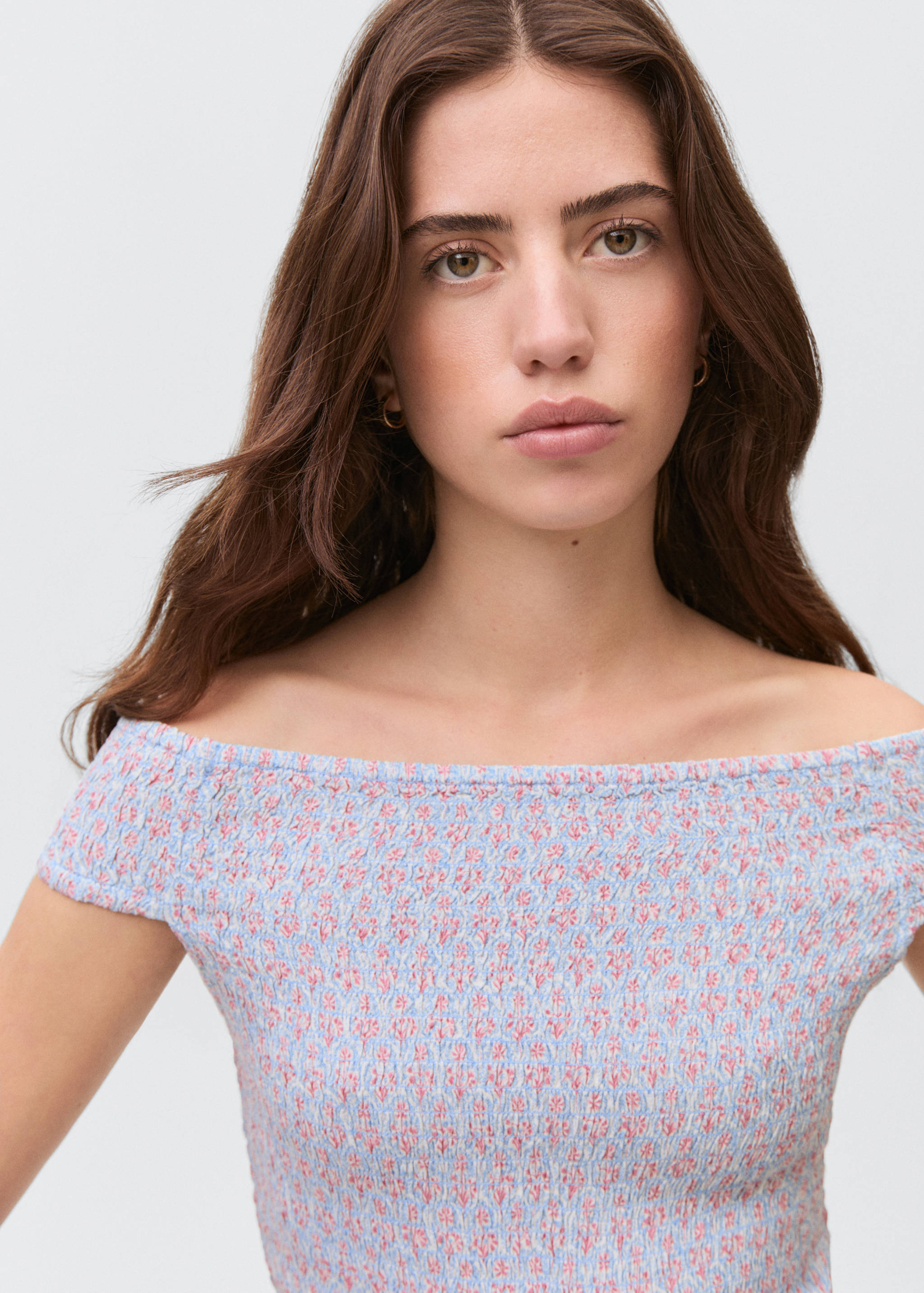 Top off-shoulder estampado - Detalle del artículo 1