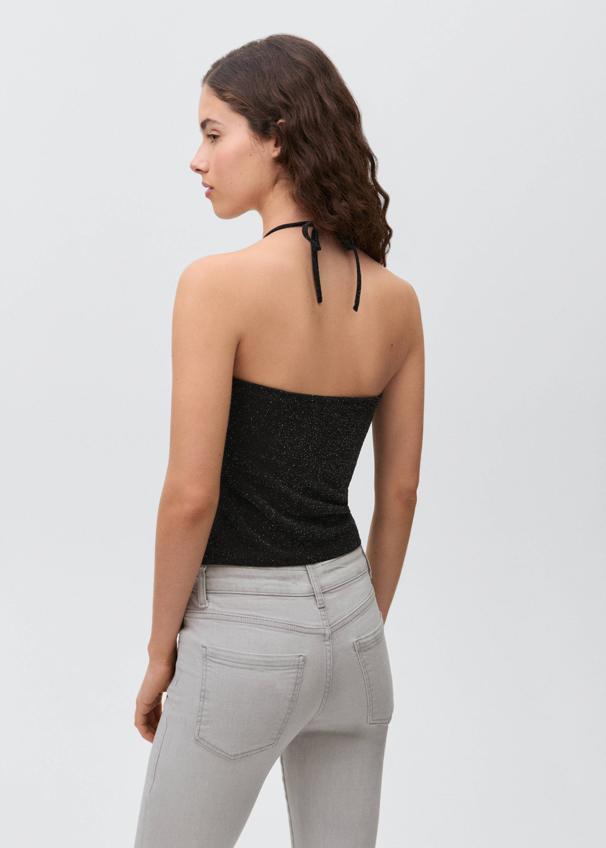 Top gola halter - Verso do artigo