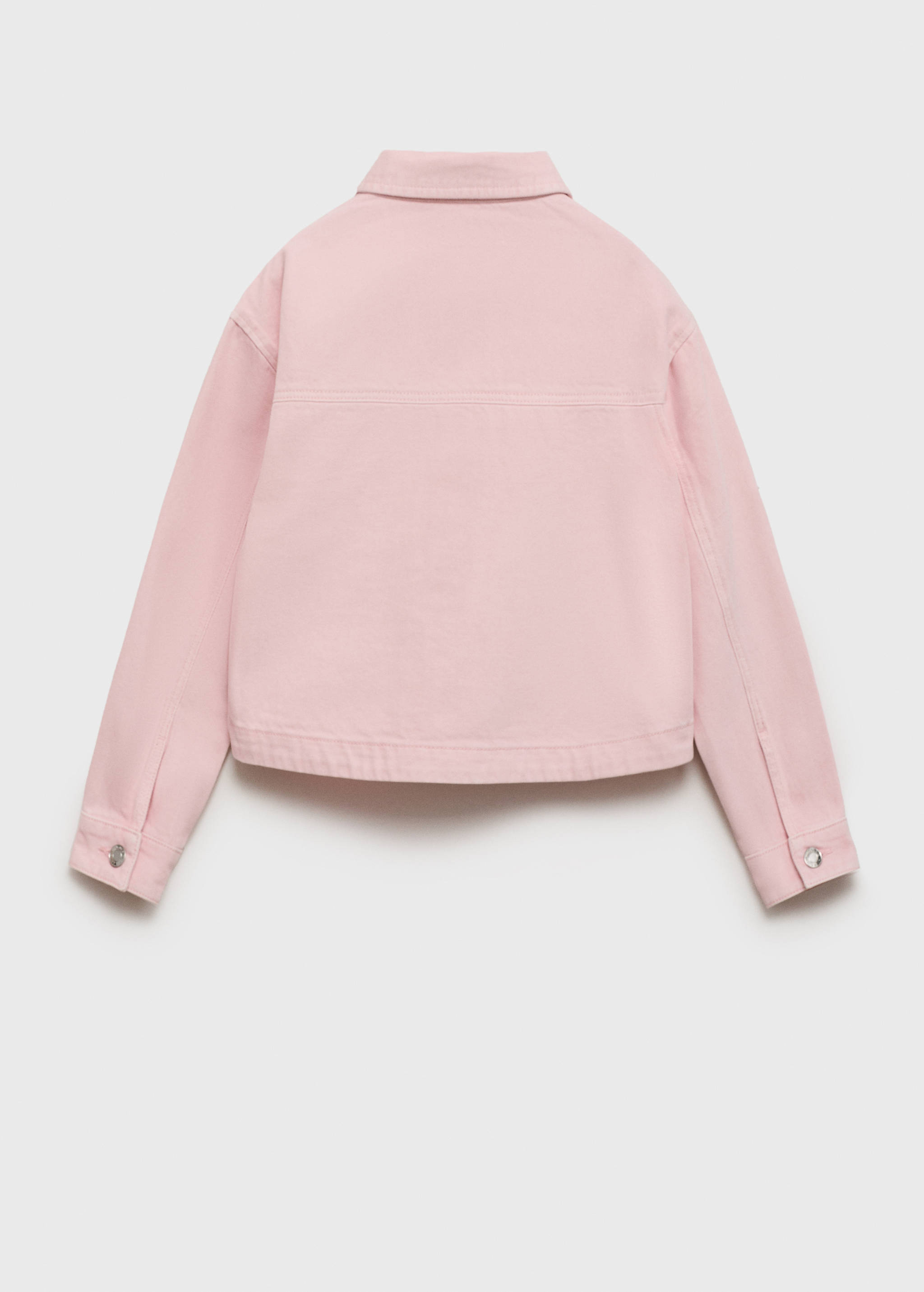 Denim jacket with pockets - Reverse of the article