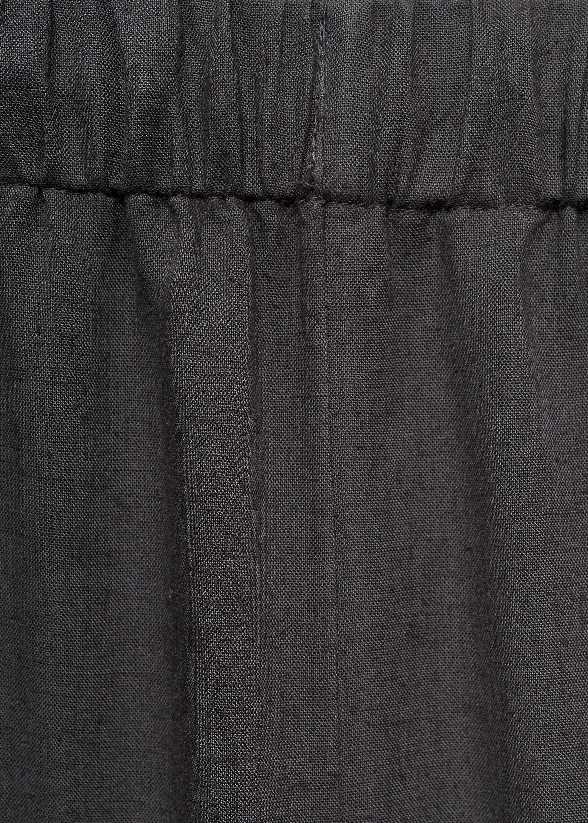 Long linen trousers - Details of the article 8
