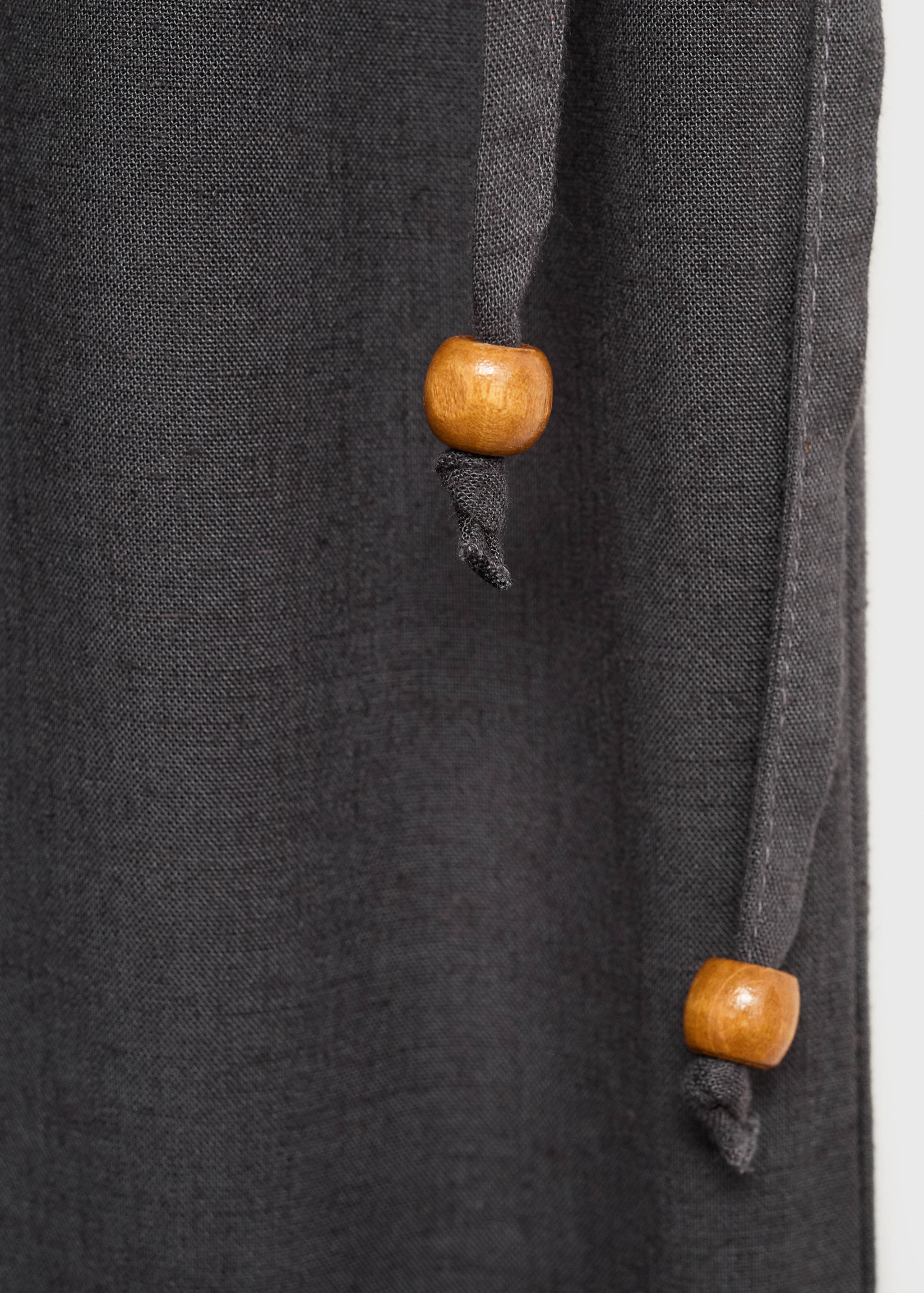 Long linen trousers - Details of the article 0