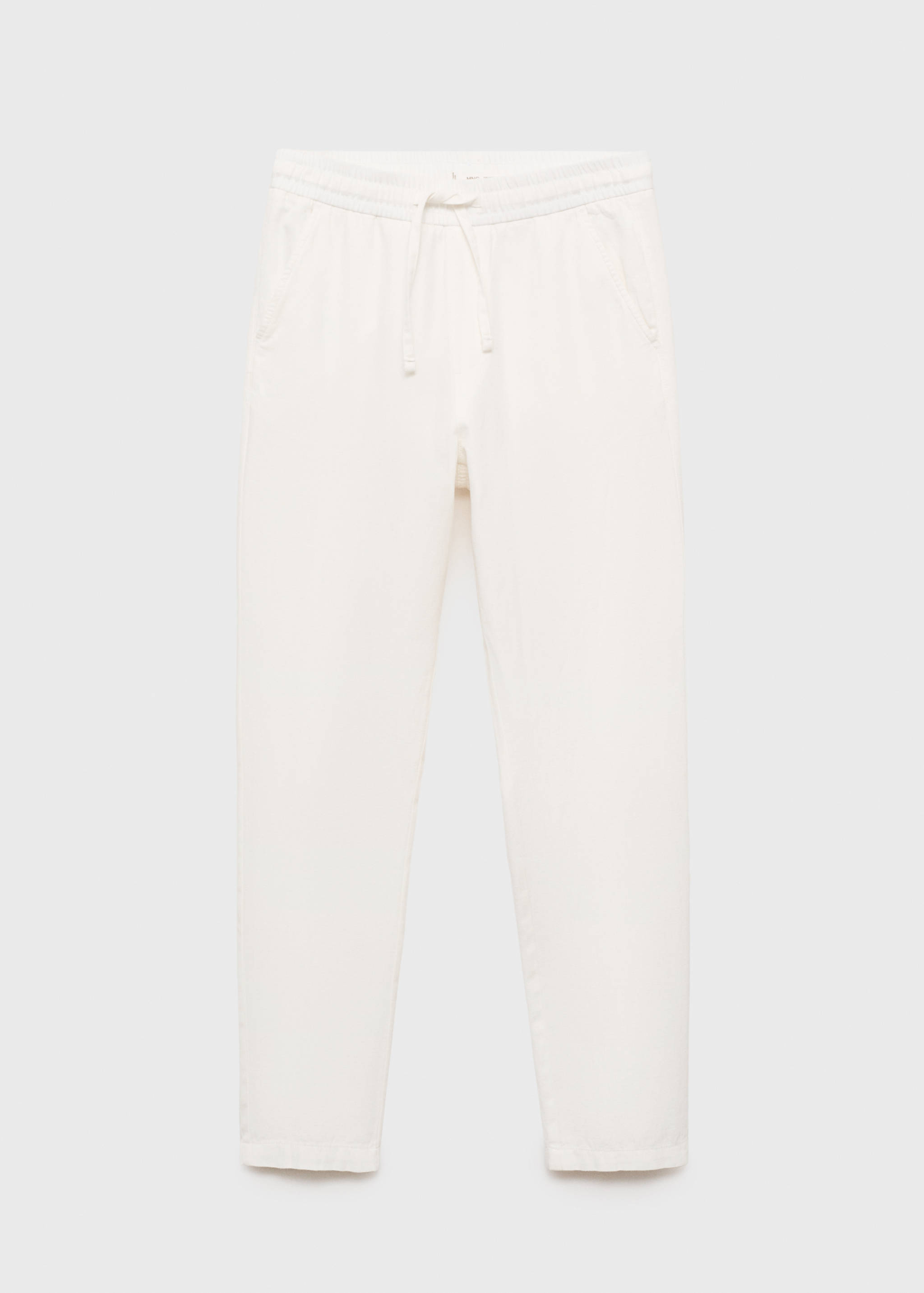 Linen jogger trousers - Article without model