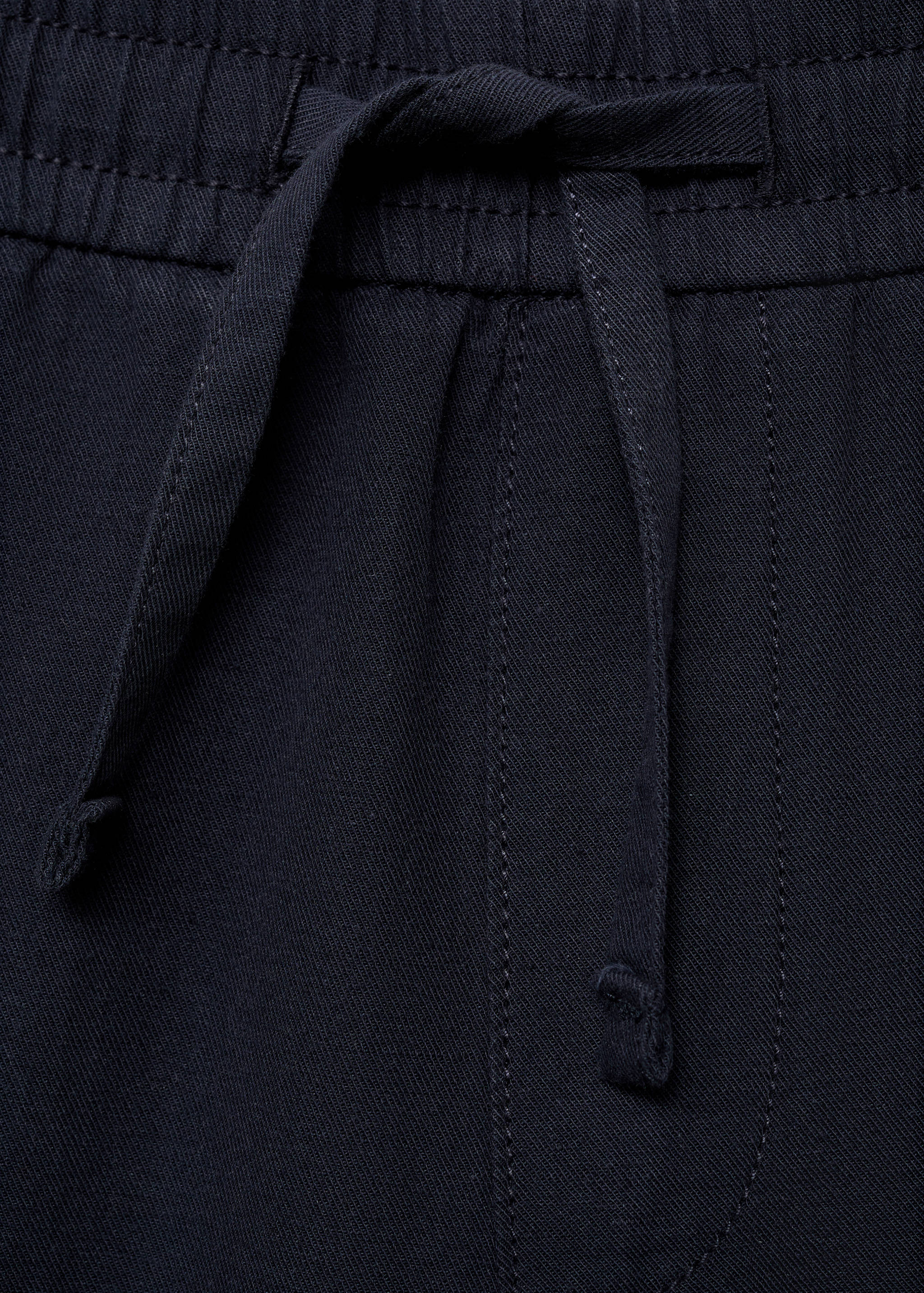 Linen jogger pants - Details of the article 8