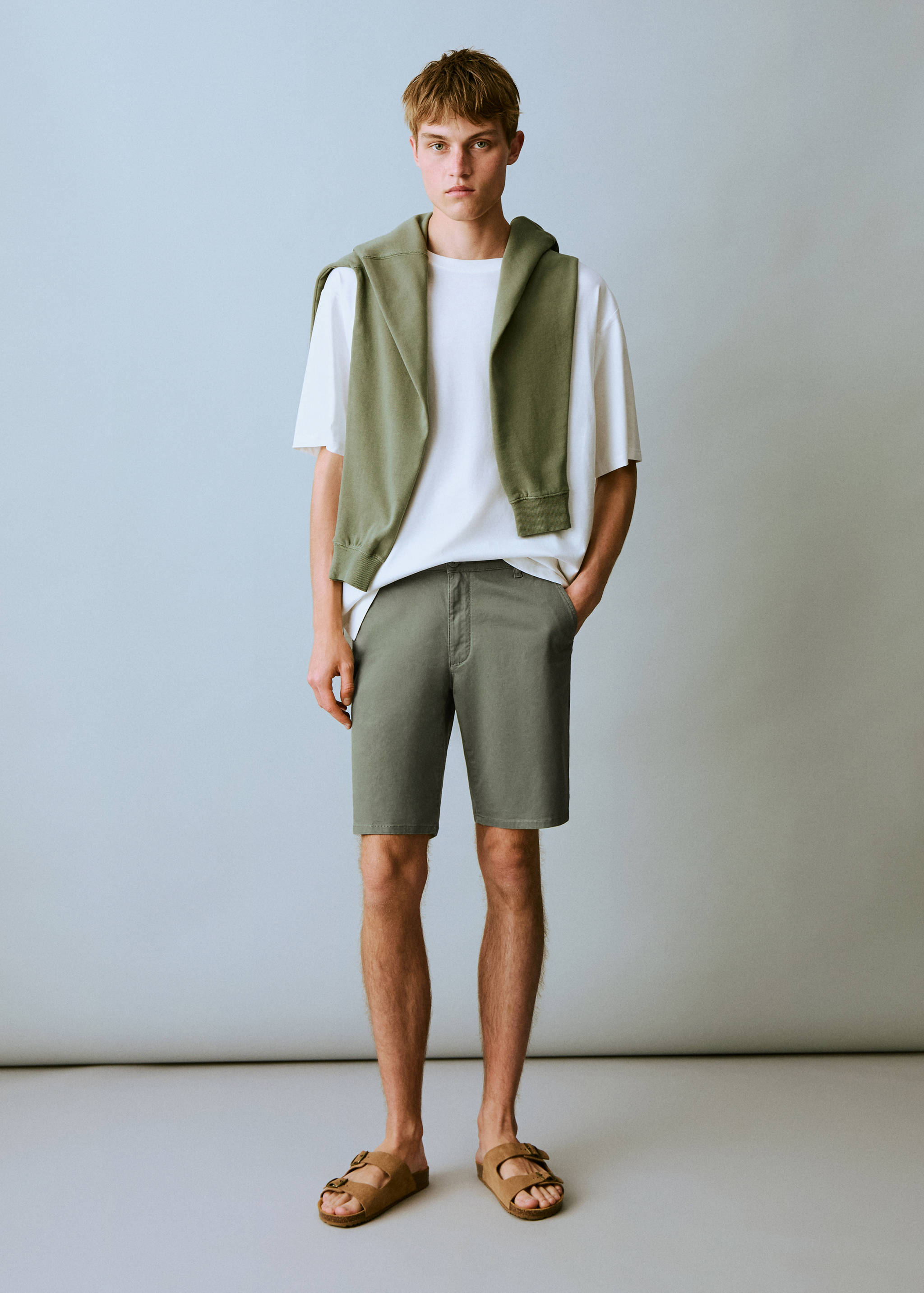 Calções de algodão - Plano geral