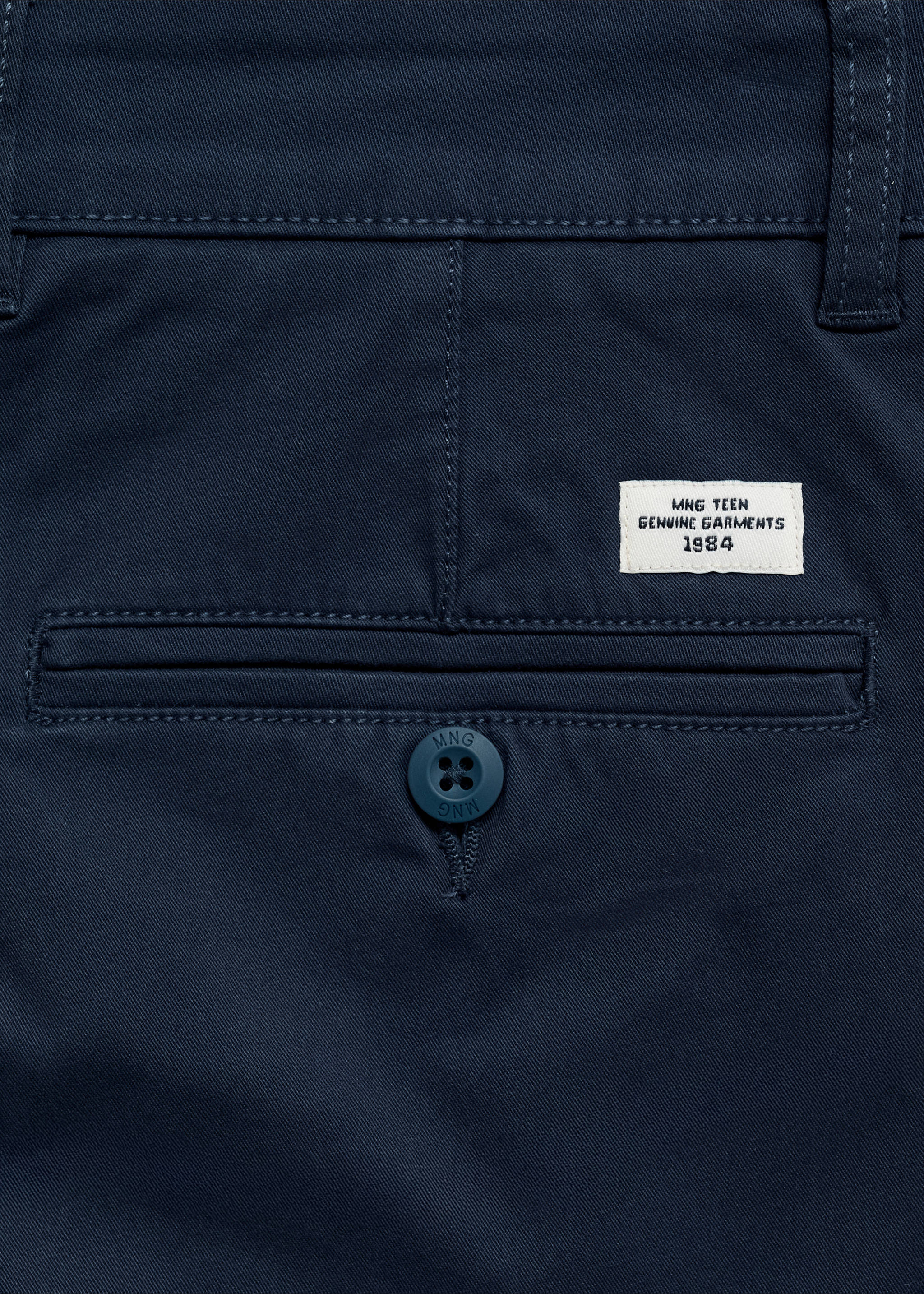 Bermudas algodón - Detalle del artículo 0, Azul marino. Ref: 87026359-00.