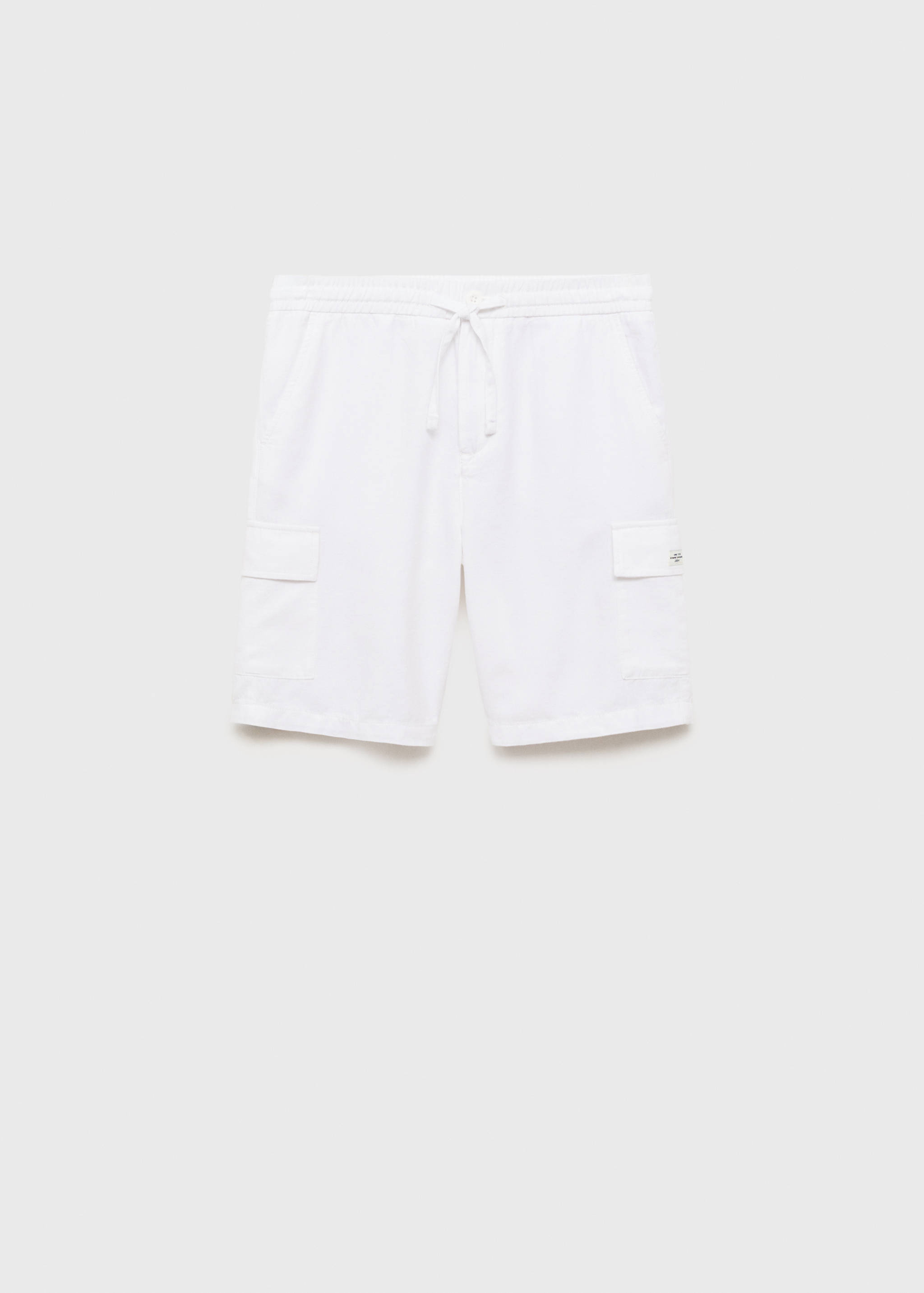 Bermuda cargo coton lin - Article sans modèle