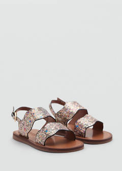 Sandals with glitter strap — Light/Pastel Purple 3