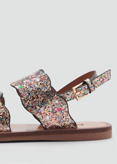 Sandals with glitter strap — Light/Pastel Purple 5