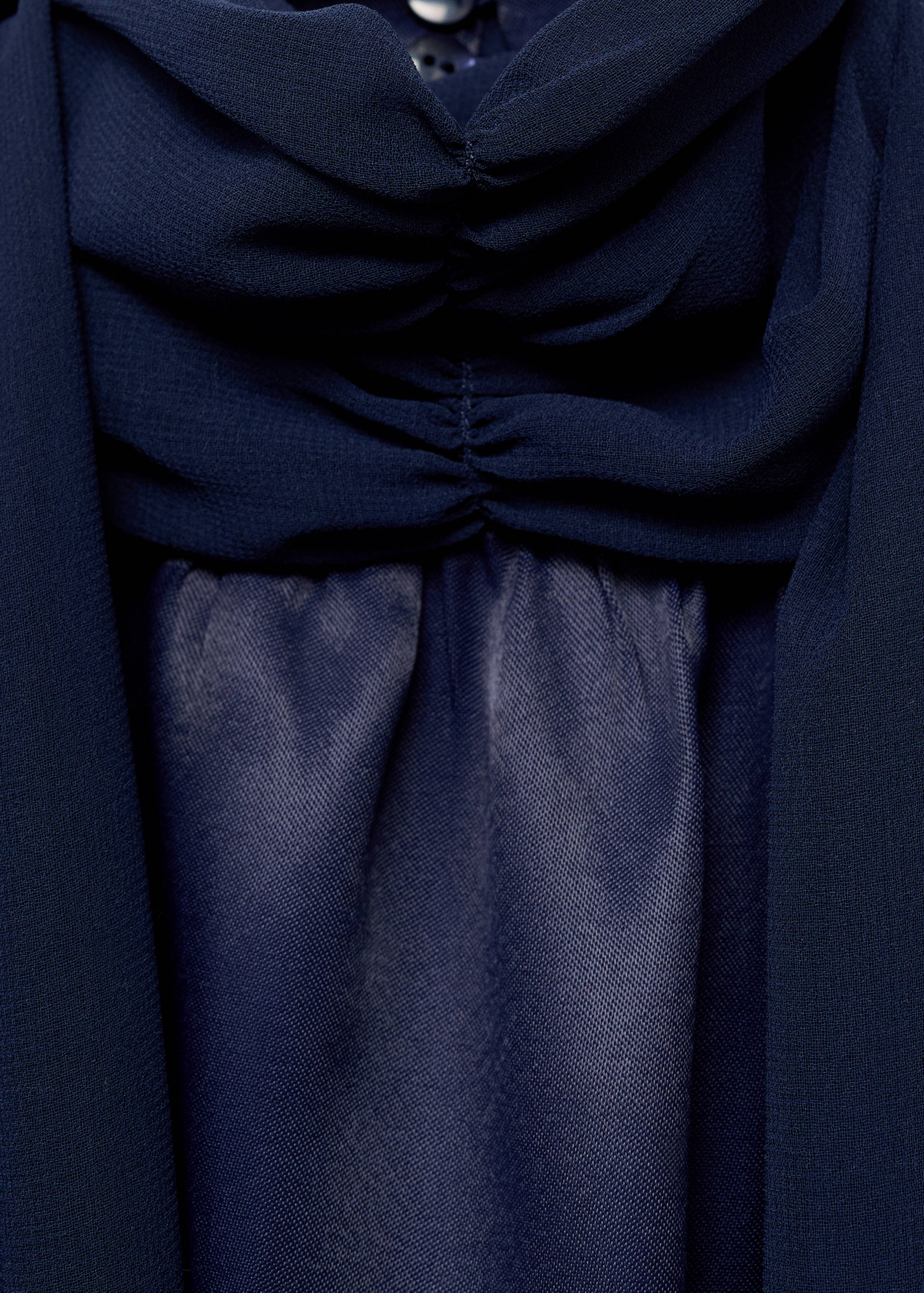 Satin halter neck dress - Details of the article 8