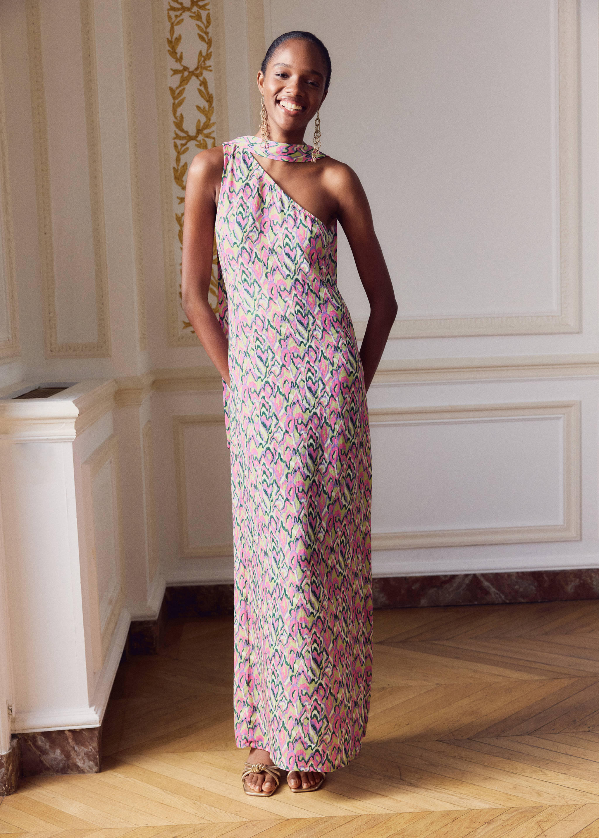 Vestido estampado lazo - Detalle del artículo 5