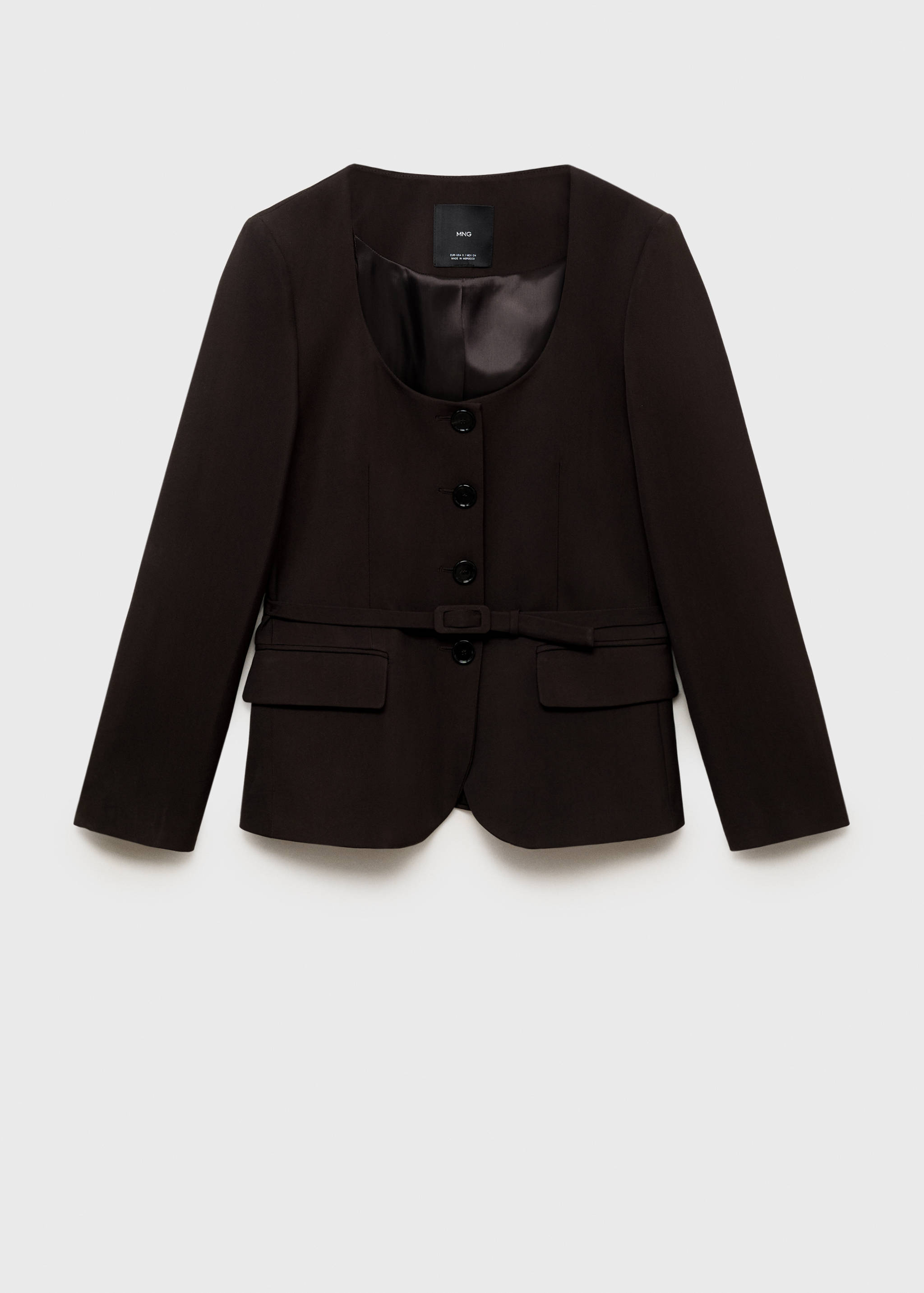 Suit jacket with belt - Article without model