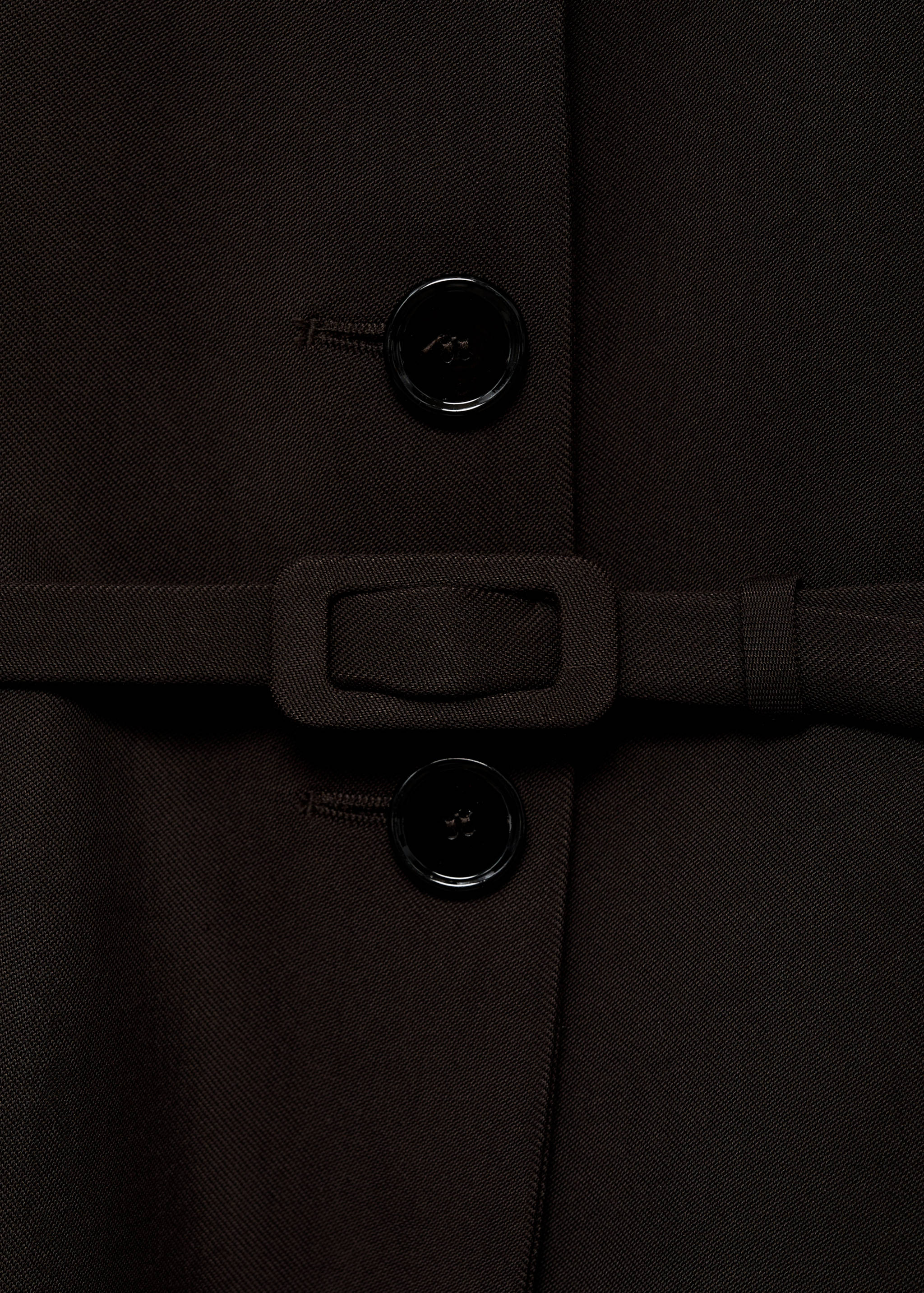 Suit jacket with belt - Details of the article 8