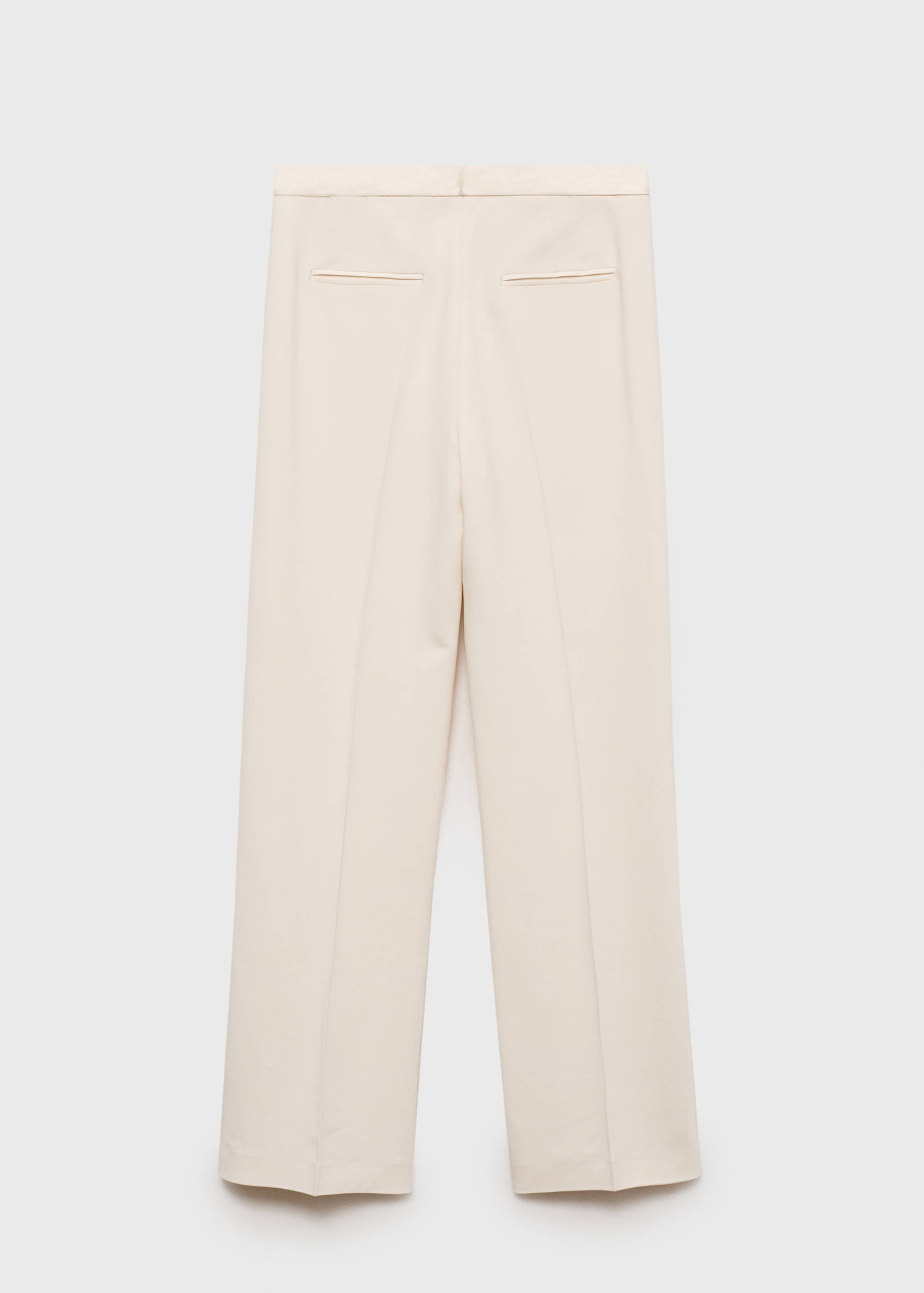 Straight-fit suit pants - Reverse of the article