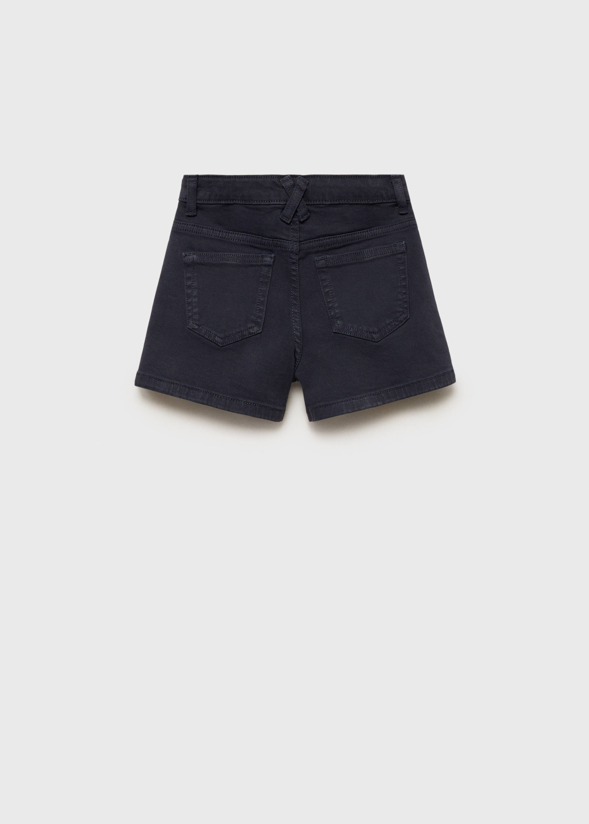 Прямі джинсові шорти - Зворотна сторона товару