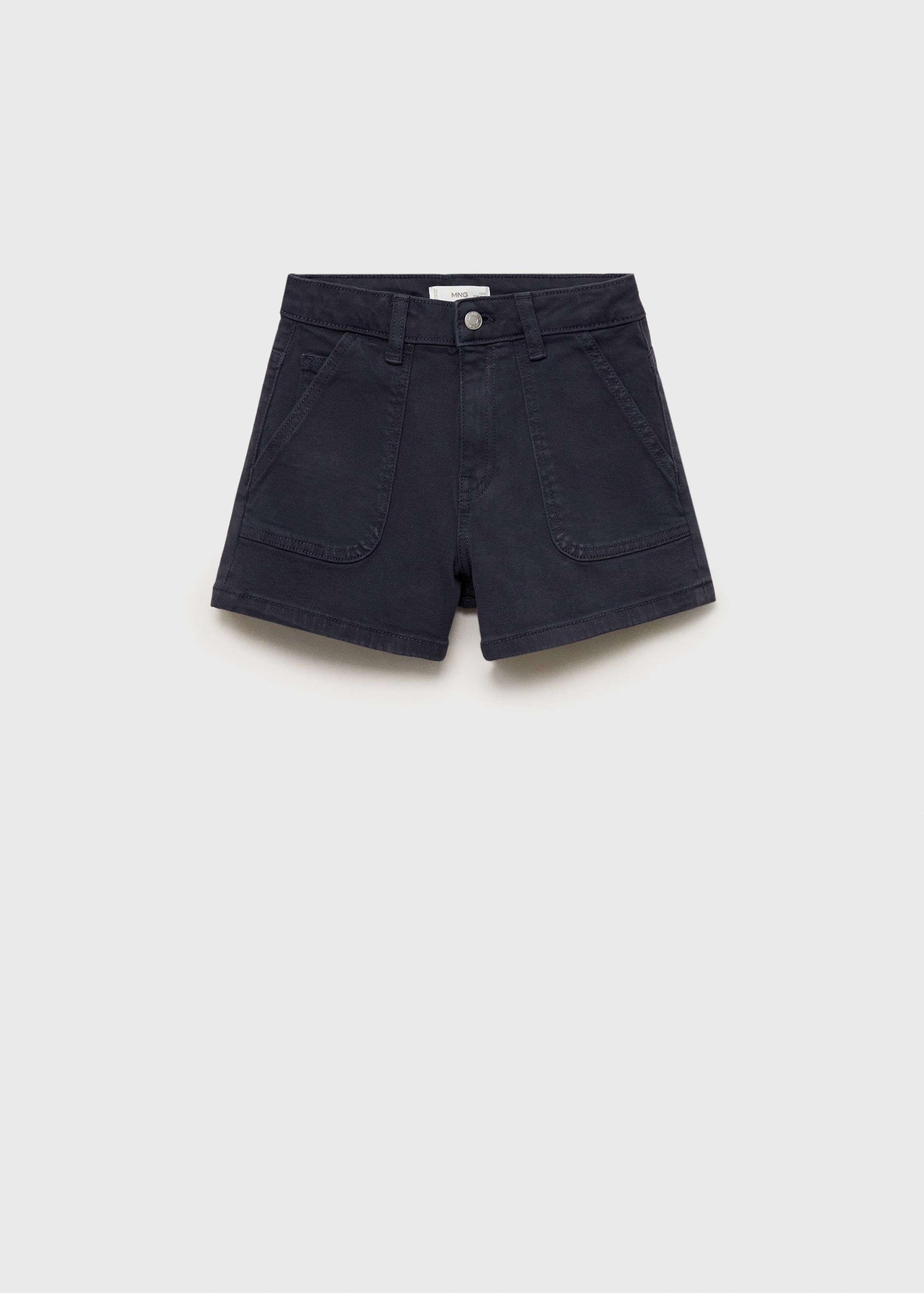 Celana pendek denim straight-fit - Barang tanpa model