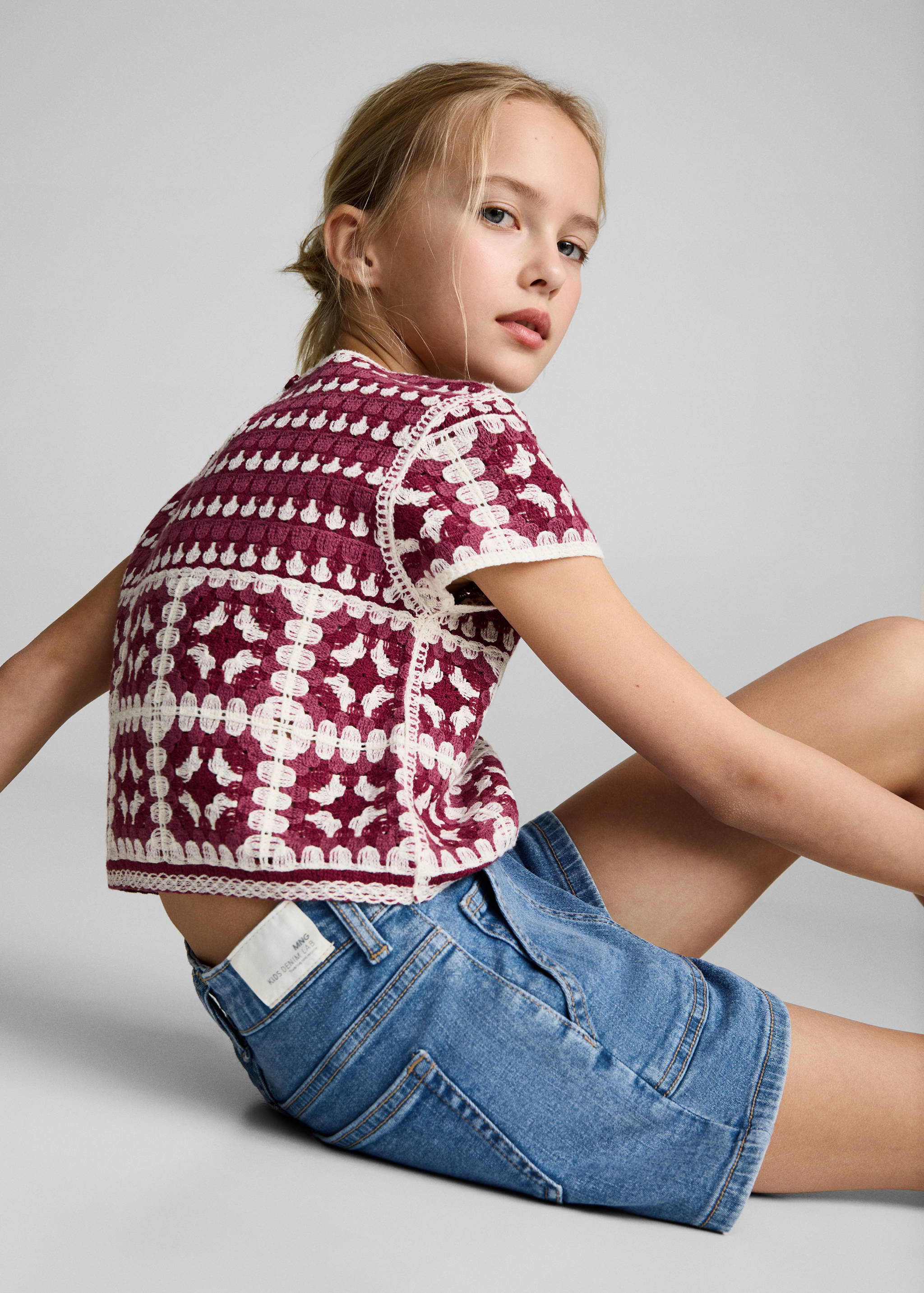 Прямі джинсові шорти - Детальніше про товар 1