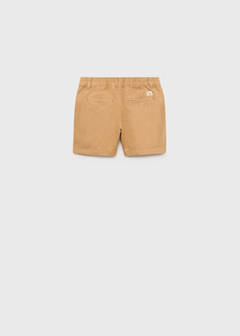 Cotton Bermuda shorts — Mustard 4