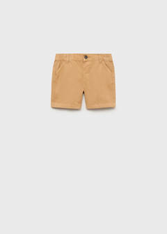 Cotton Bermuda shorts — Mustard 2
