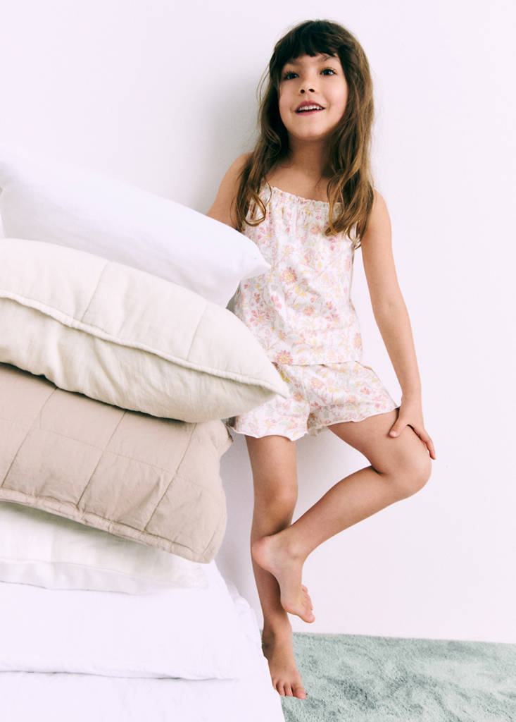 Floral-print pyjamas — Pink