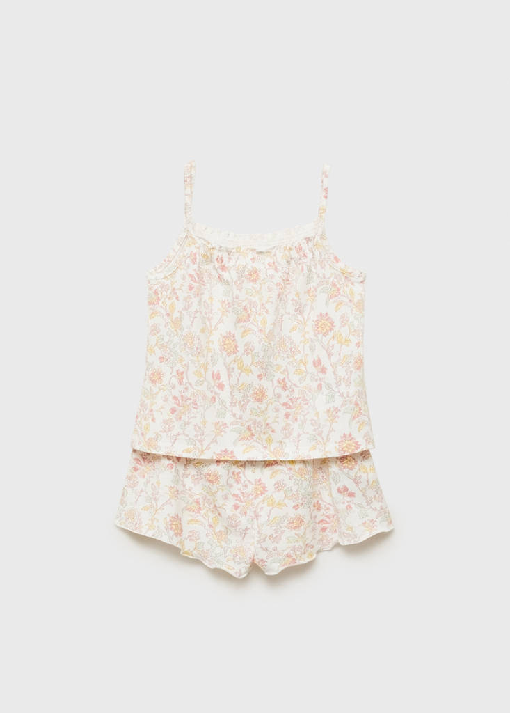 Floral-print pyjamas — Pink