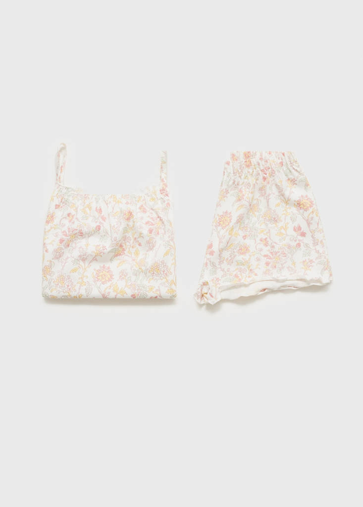 Floral-print pyjamas — Pink