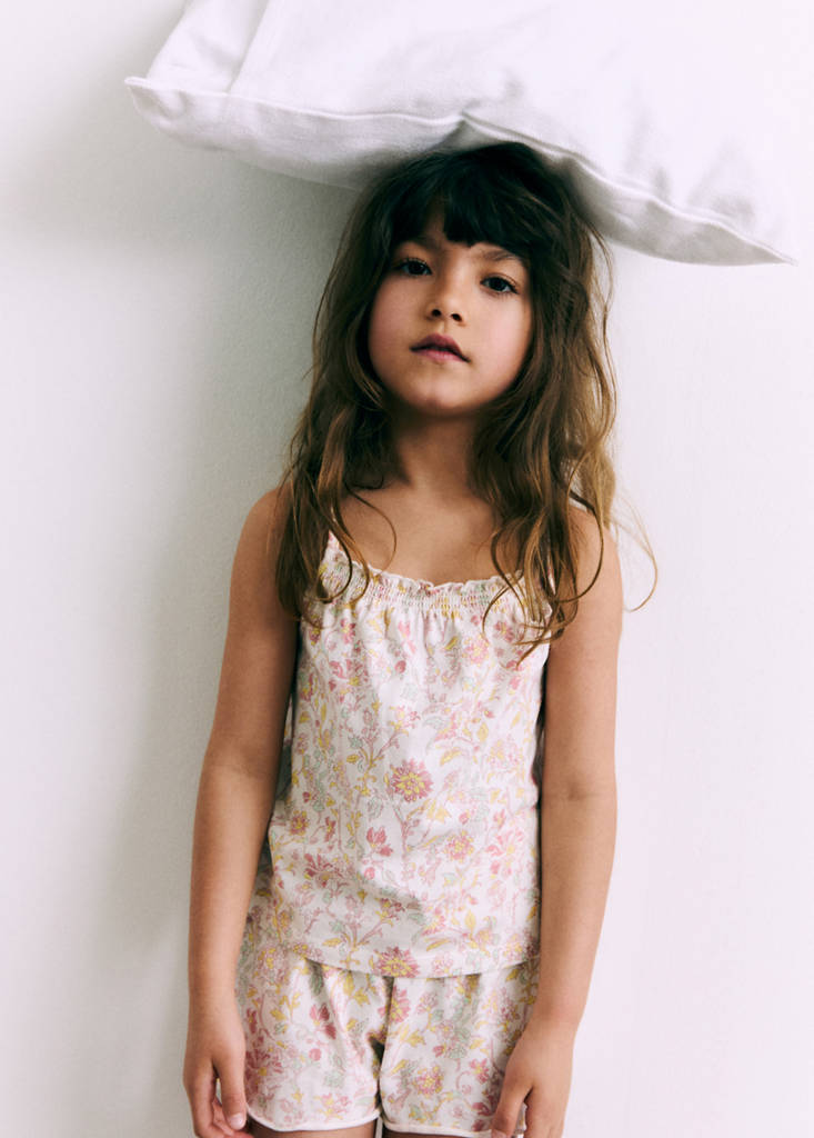 Floral-print pyjamas — Pink