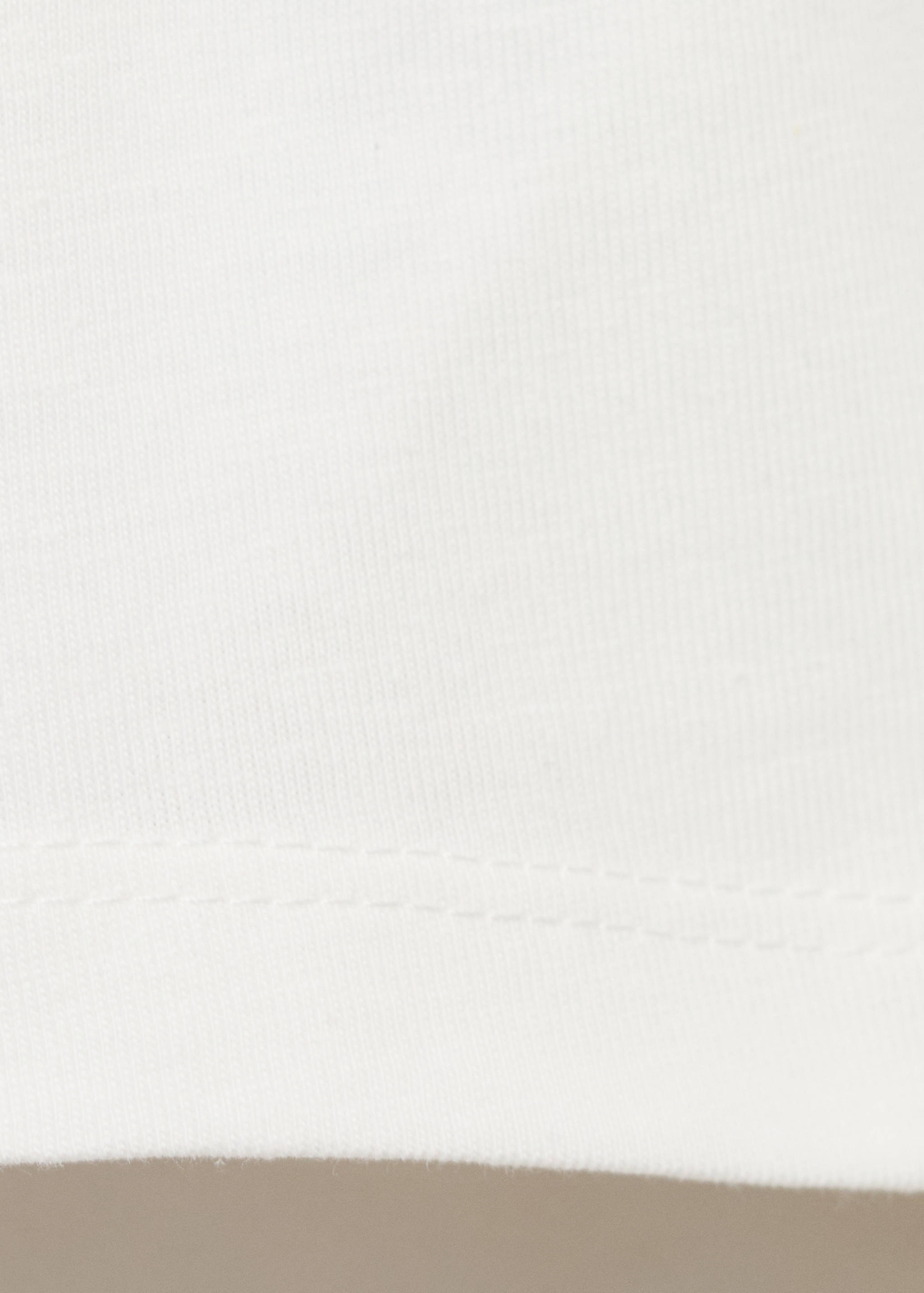 Printed cropped t-shirt - Details of the article 0