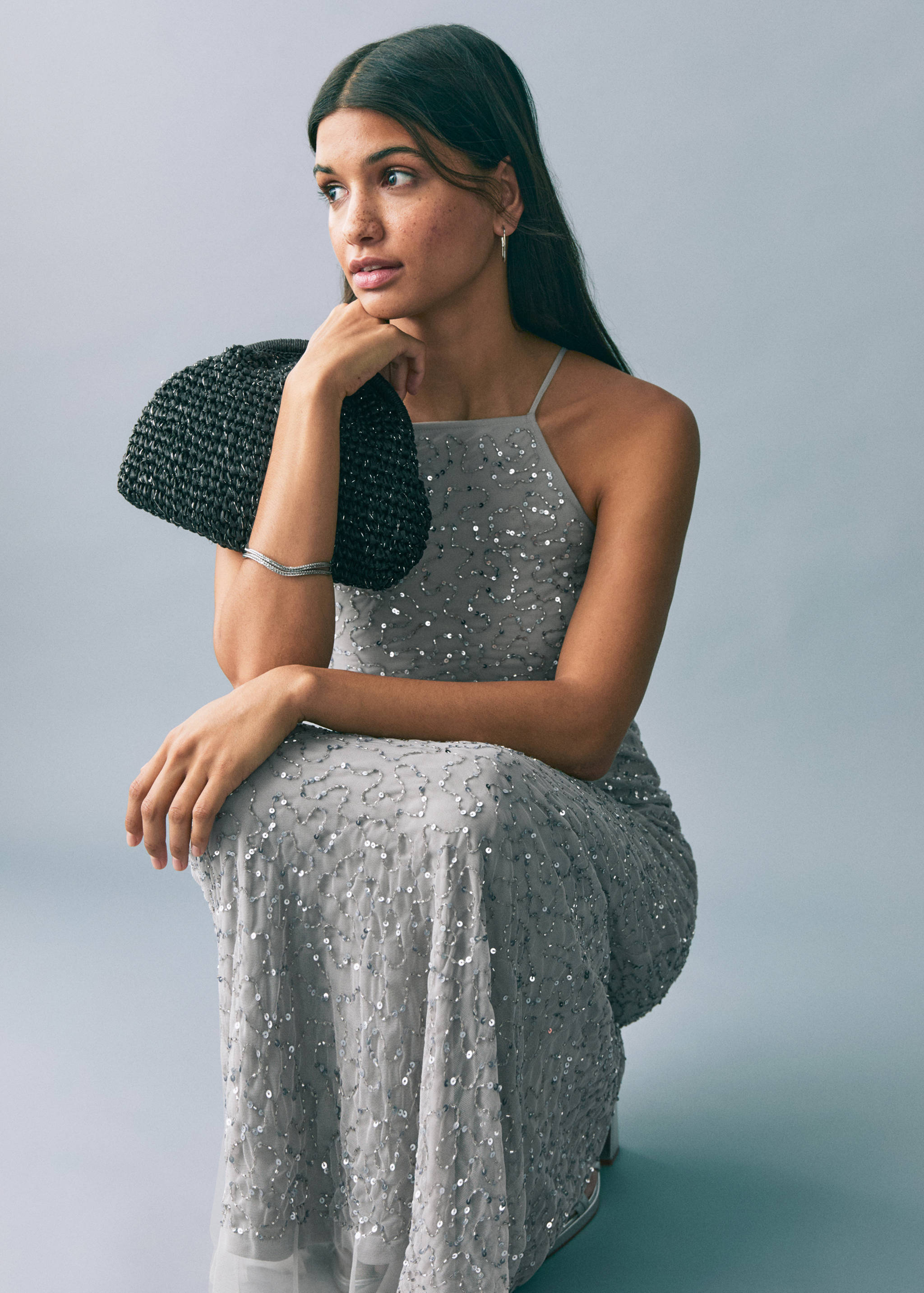 Natural fiber clutch bag - Details of the article 7