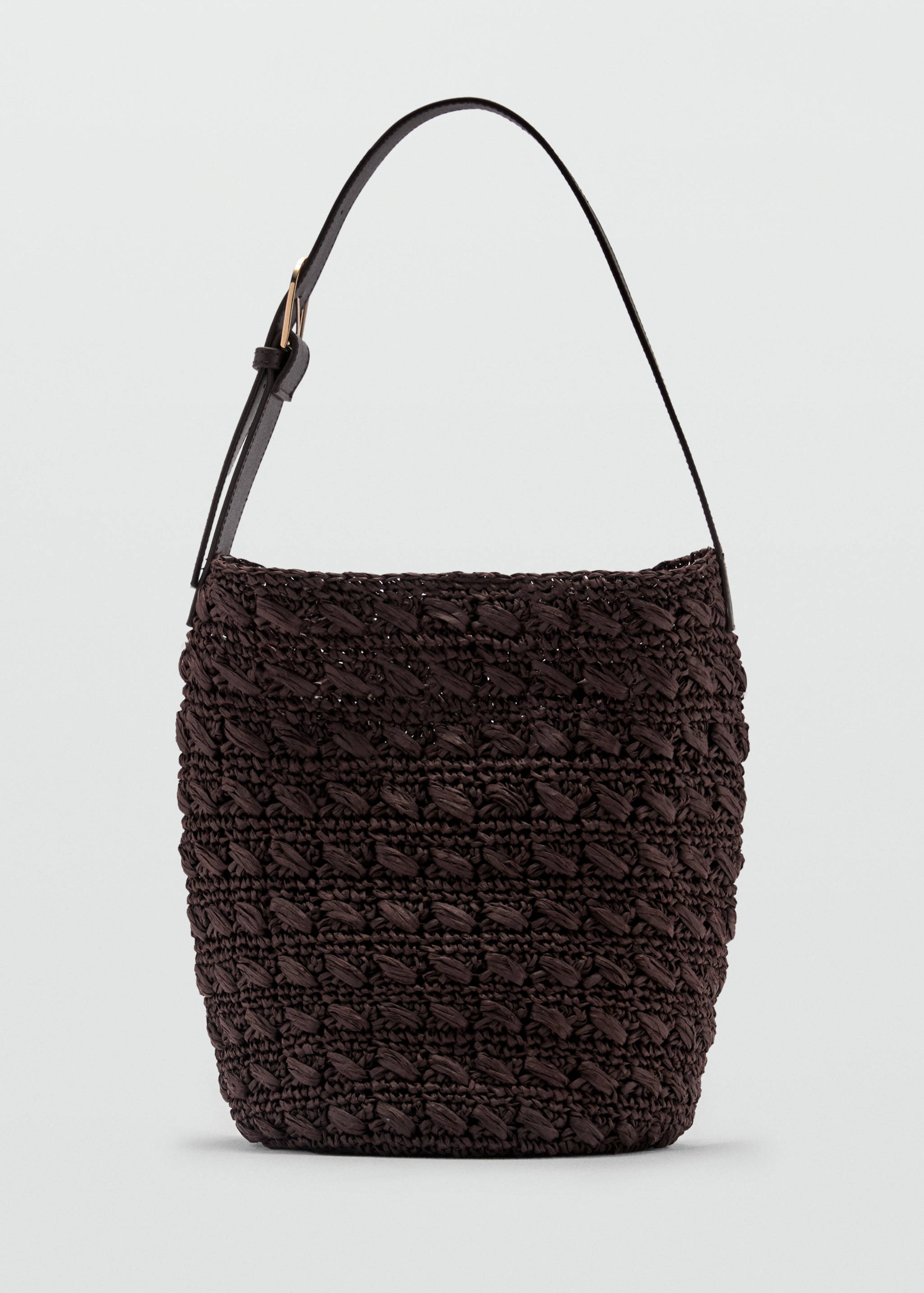 Schultertasche aus Naturfaser - Artikel ohne Model