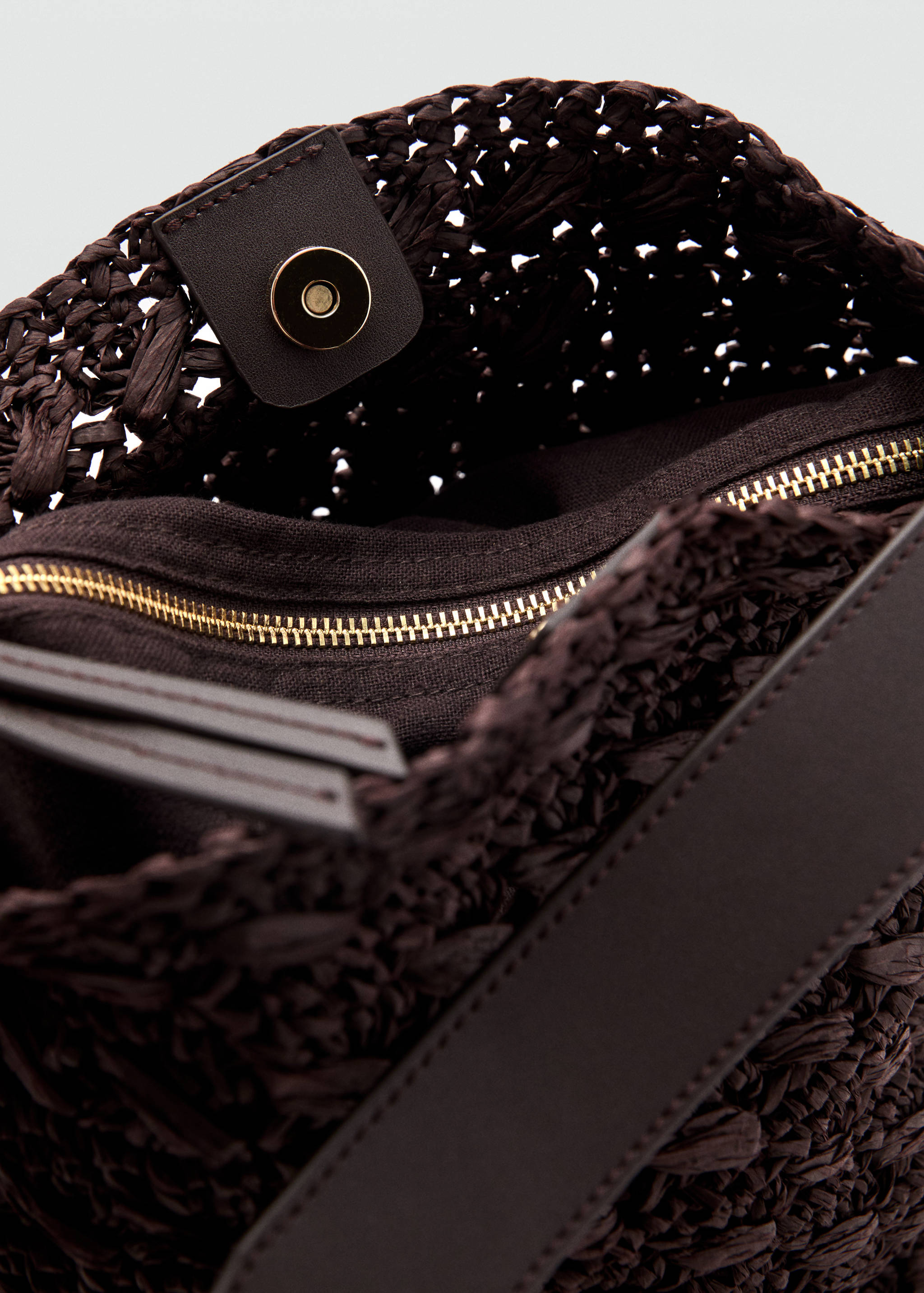 Schultertasche aus Naturfaser - Detail des Artikels 1