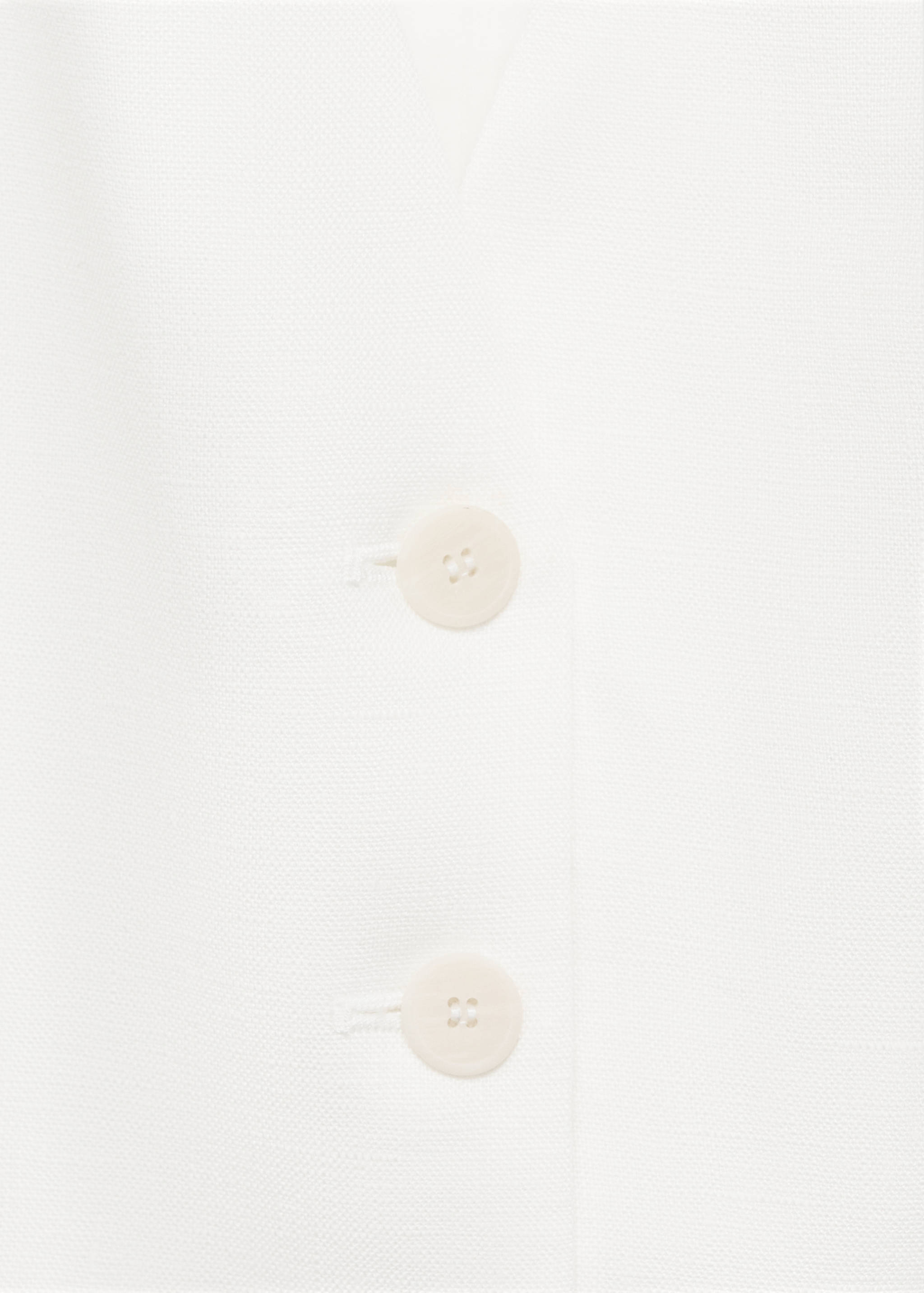 Colete de fato de linho - Pormenor do artigo 8