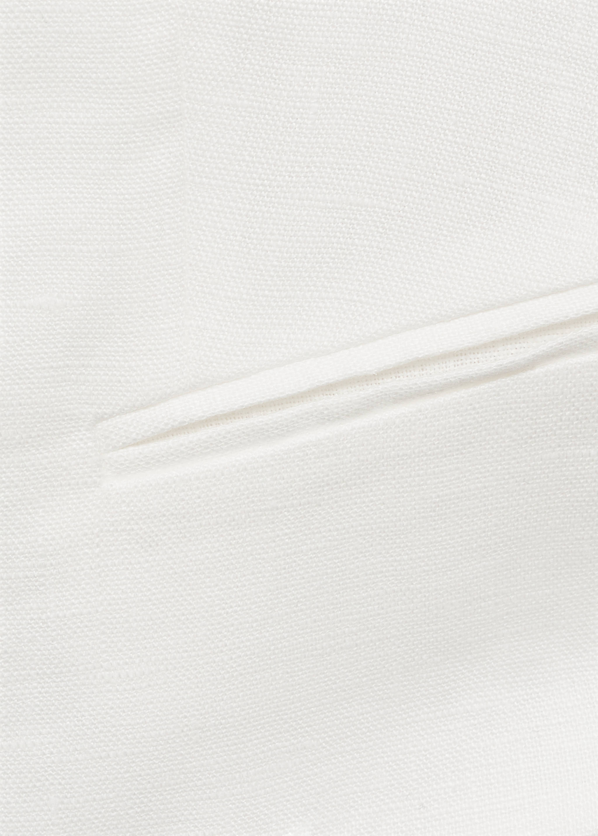 Colete de fato de linho - Pormenor do artigo 0