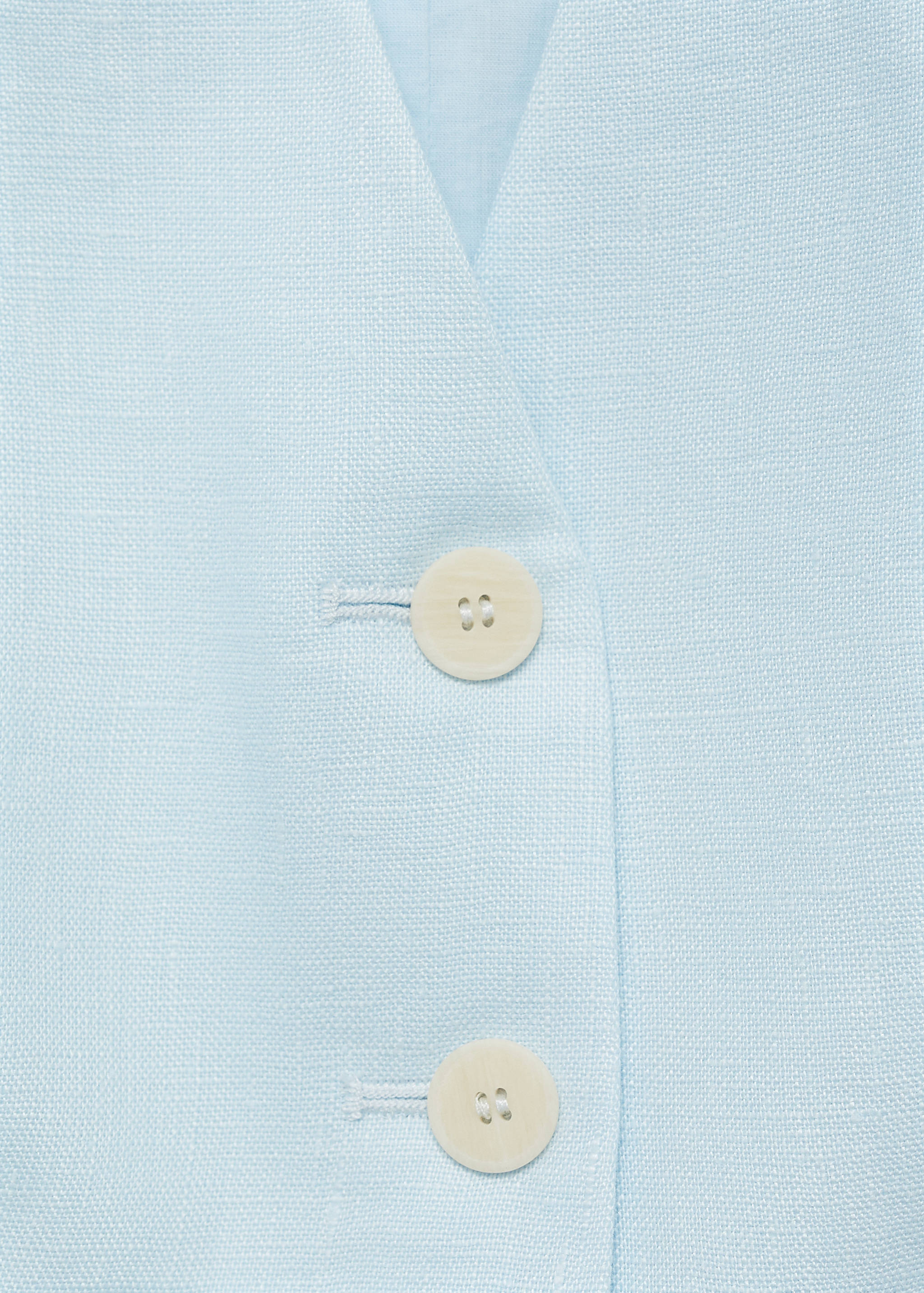 Leinen-Anzugweste - Detail des Artikels 8