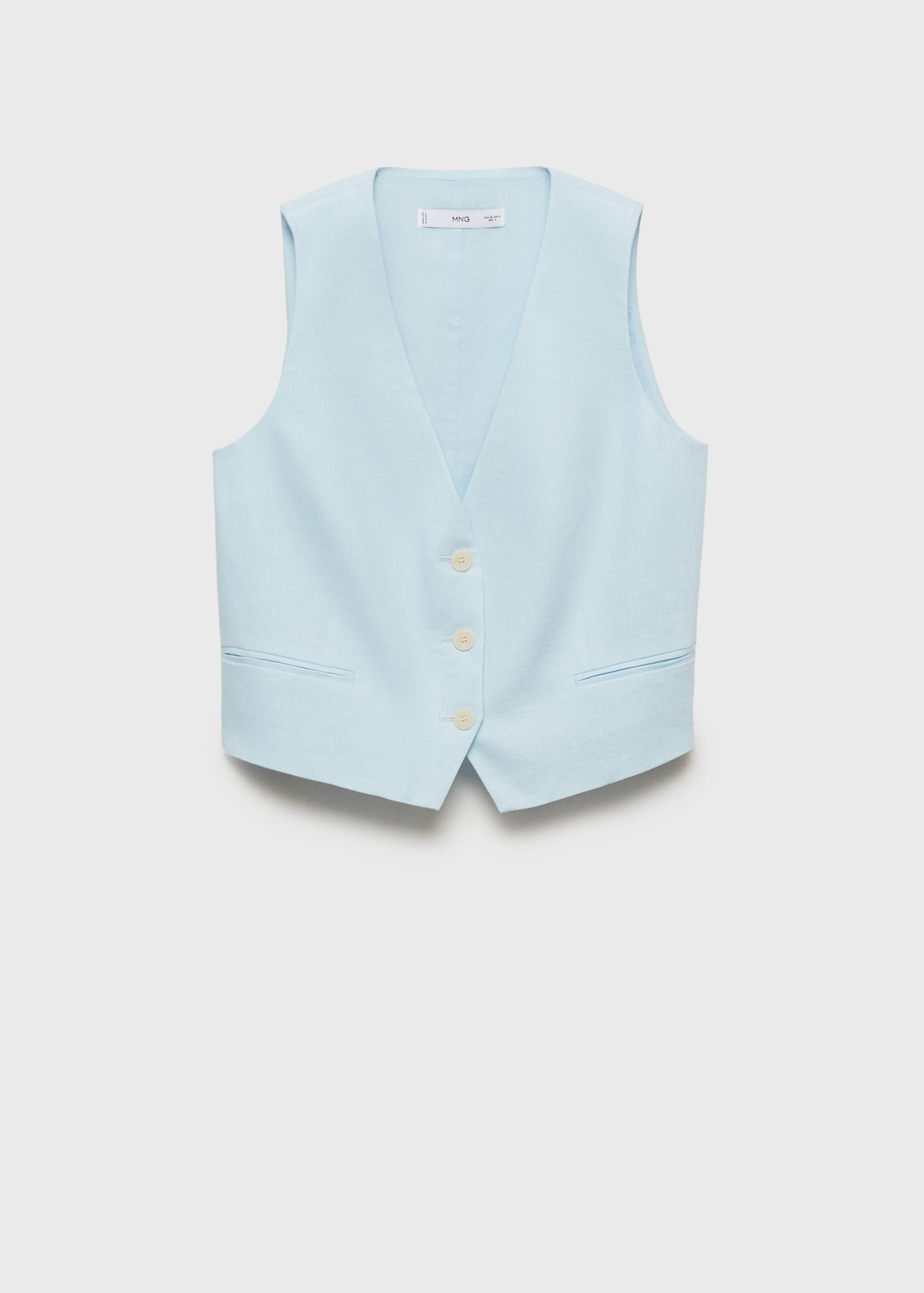 Linen suit waistcoat - Article without model