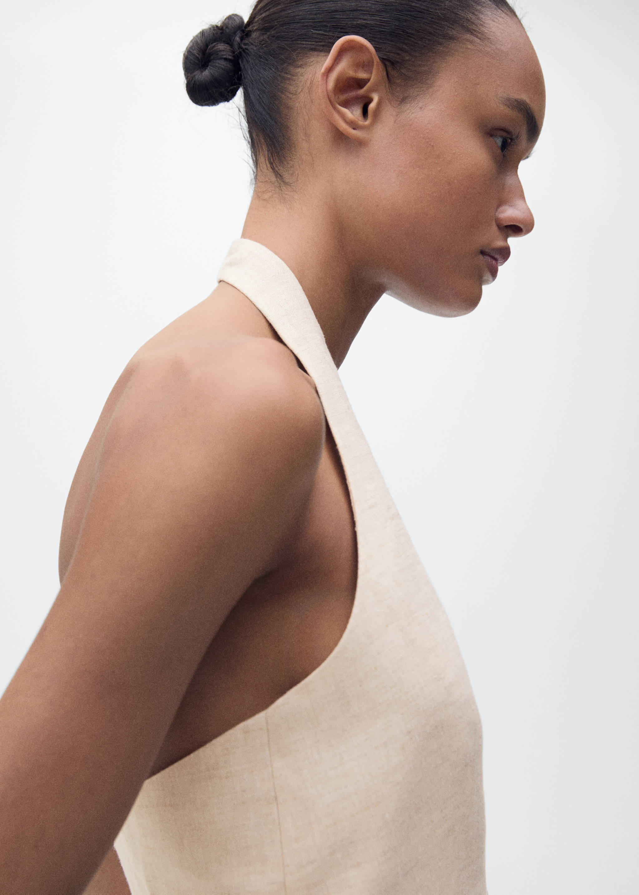 Vestă de costum din in - Detaliu al articolului 1