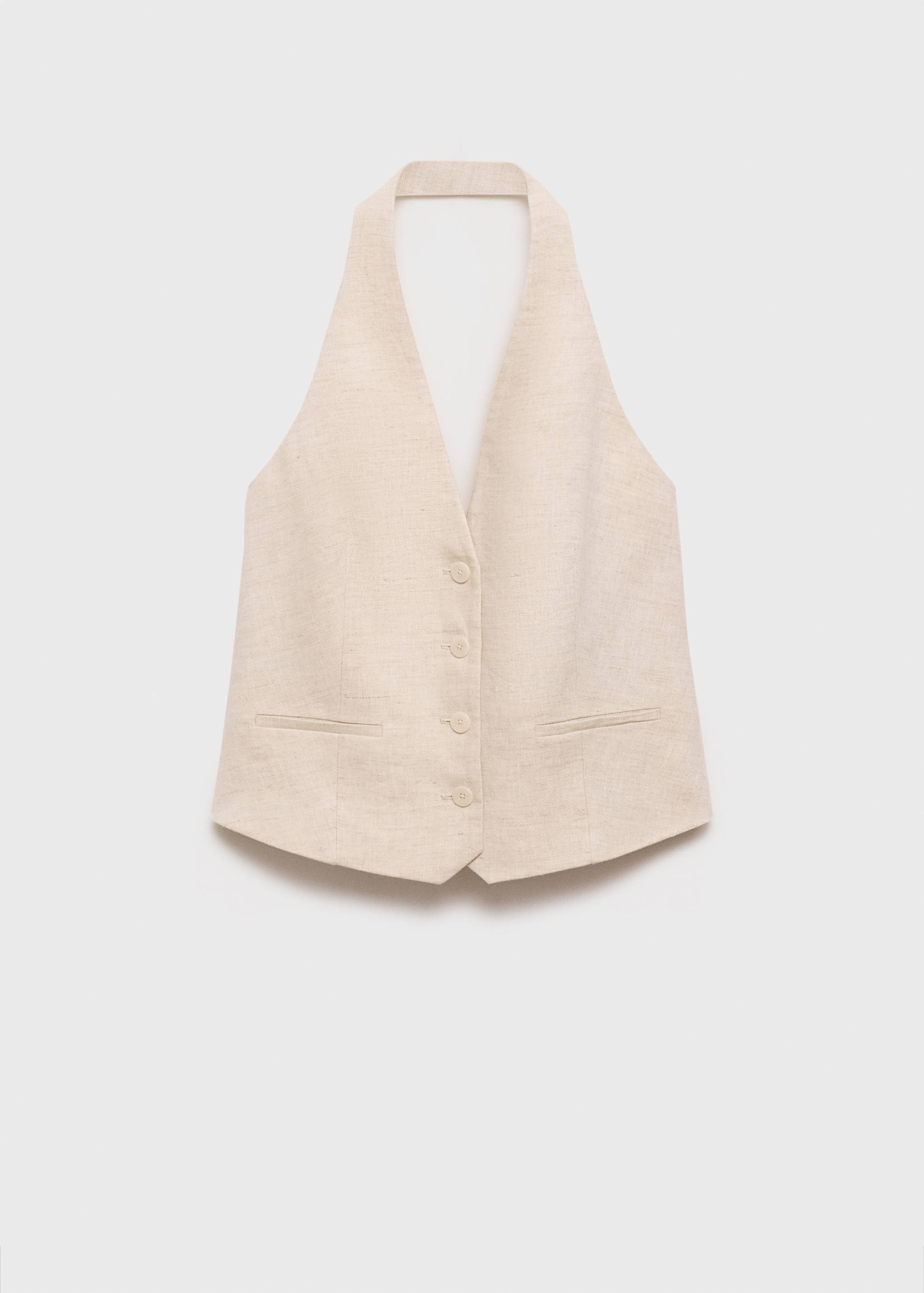 Linen suit waistcoat - Article without model