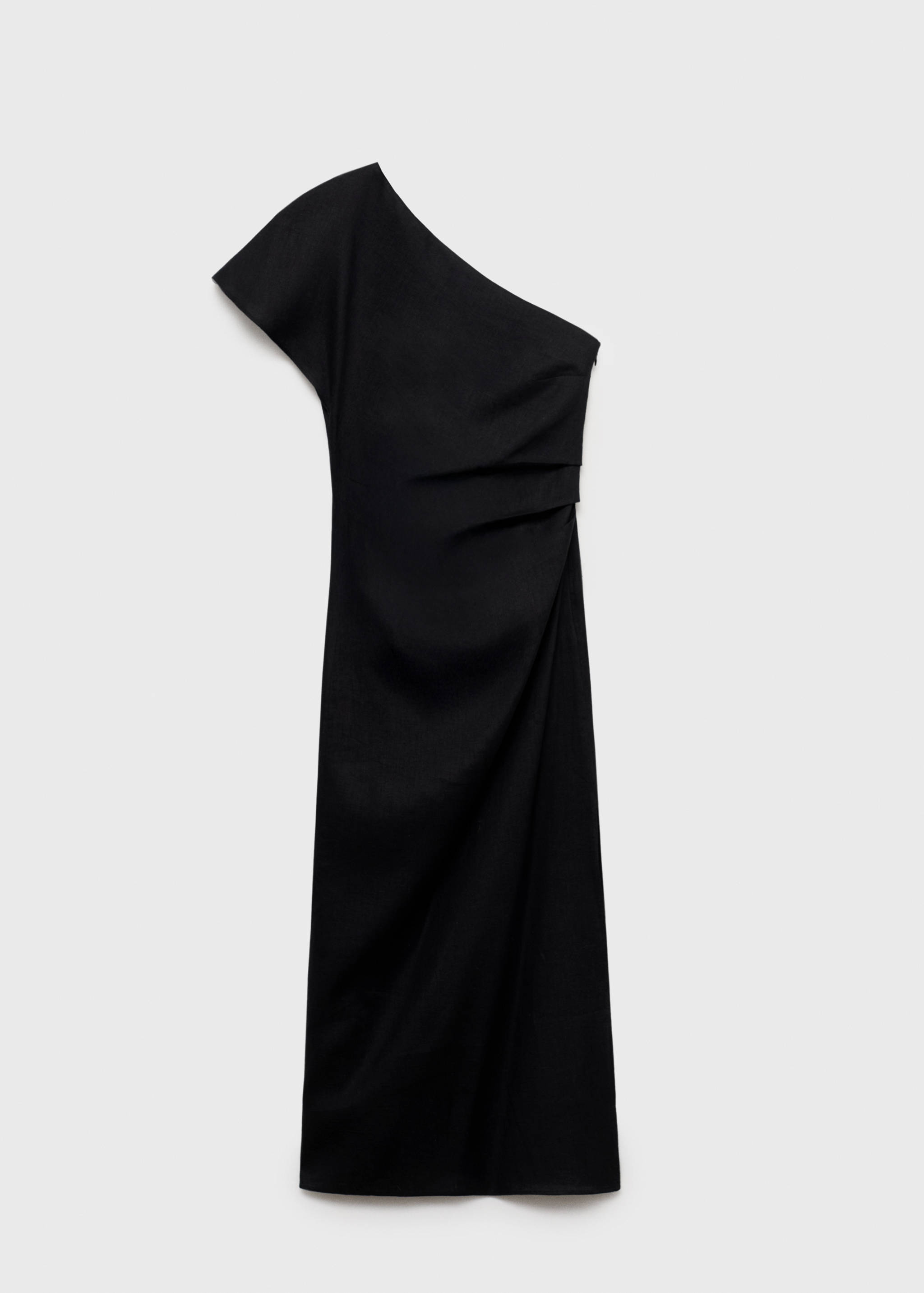 Asymmetrical linen dress - Article without model